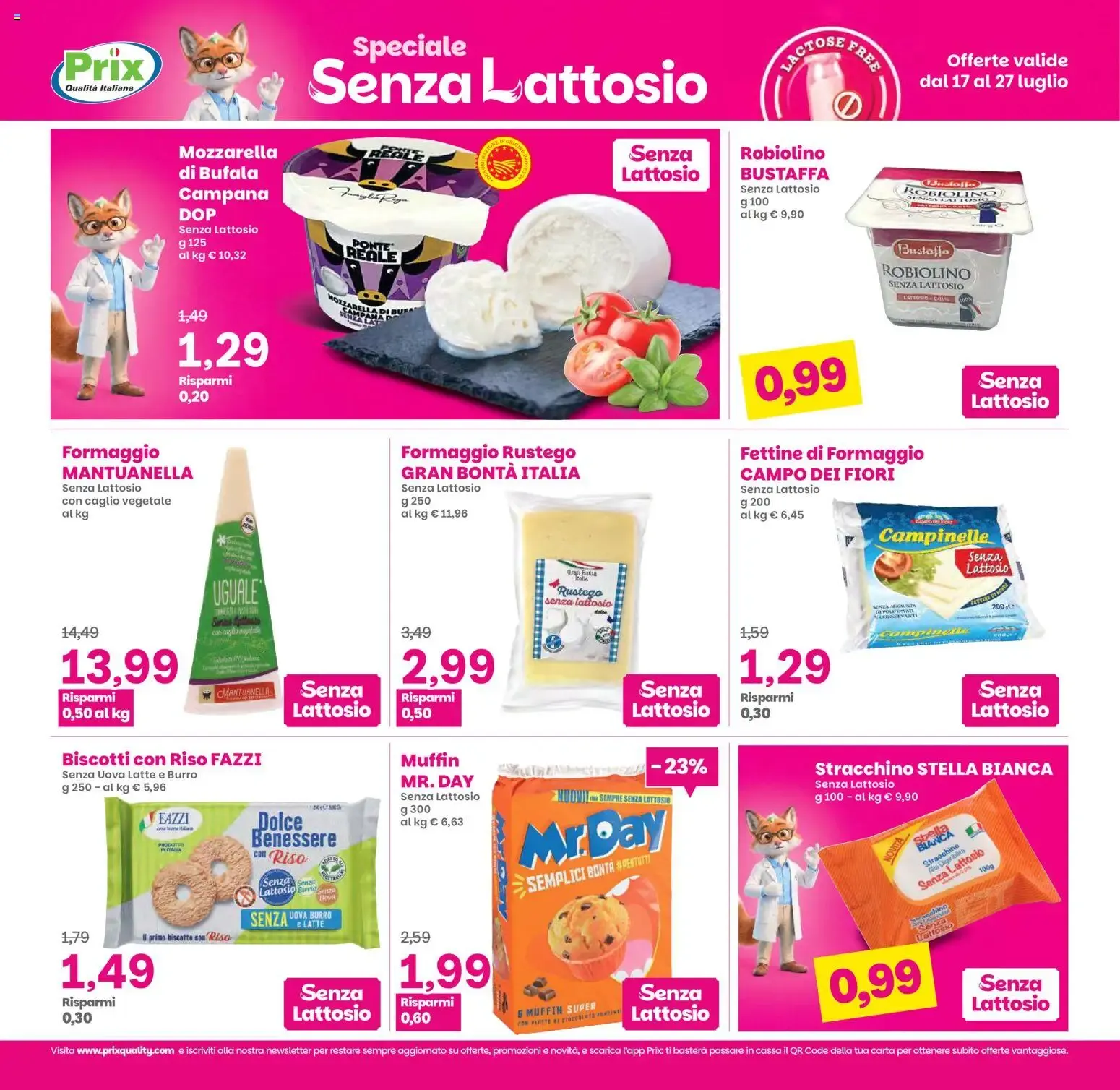 Volantino Prix: Tanti prodotti a 0,99€ y descuentos da 17 luglio a 27 luglio di 2026 - Pagina del volantino 14