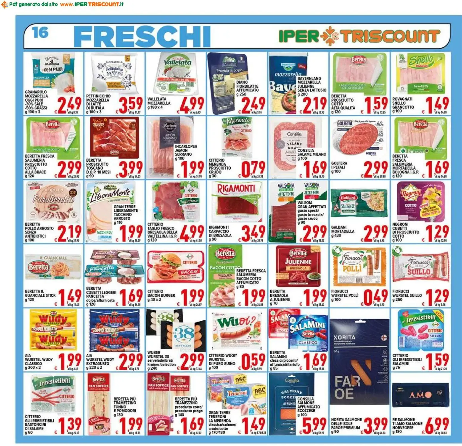 Ipertriscount volantino dal 14/10/2026 - online Offerte da 14 ottobre a 22 ottobre di 2026 - Pagina del volantino 16