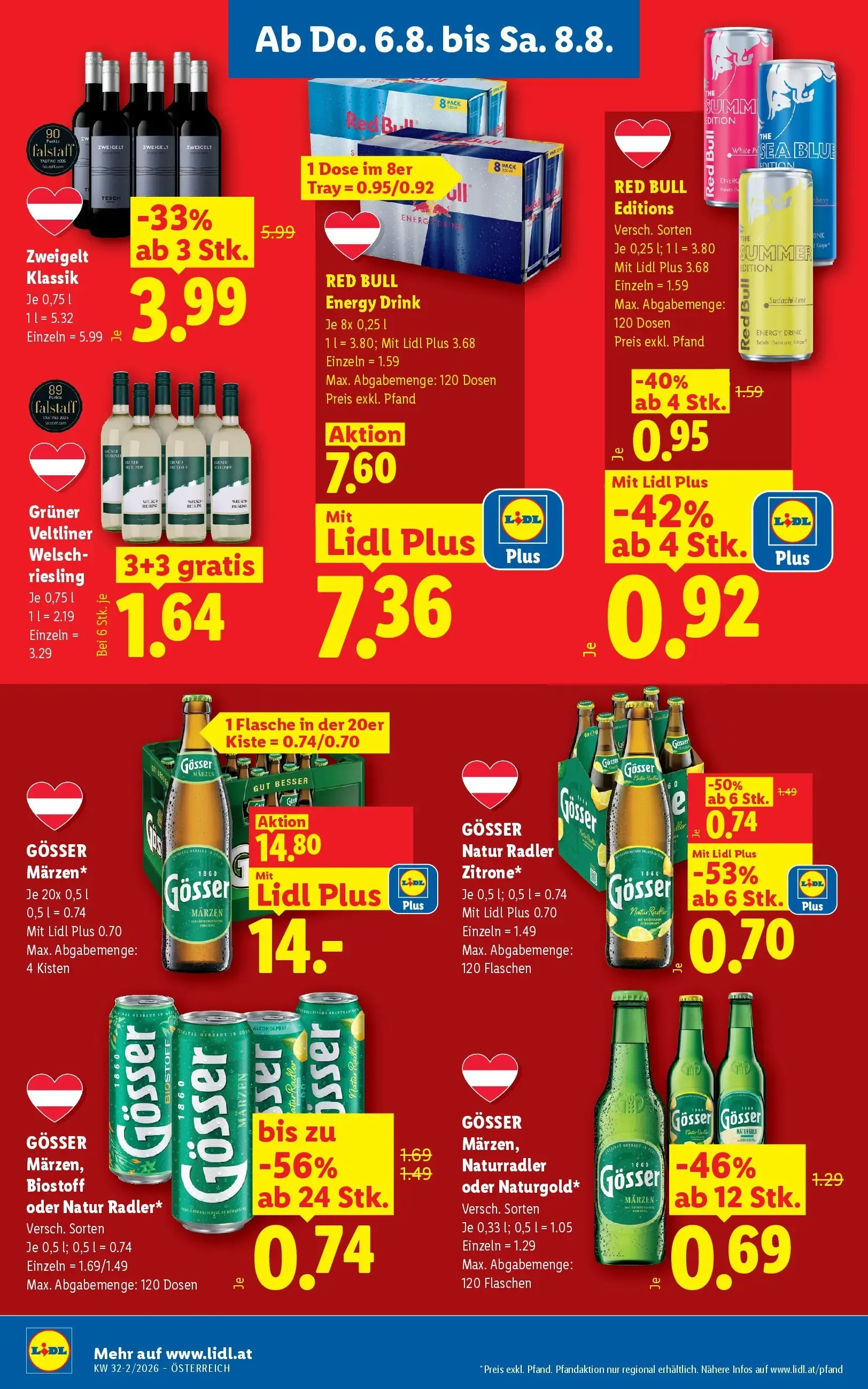 Lidl Plus Österreichs günstigste Preise von 6. August bis 8. August 2026 - Flugblätt seite 12