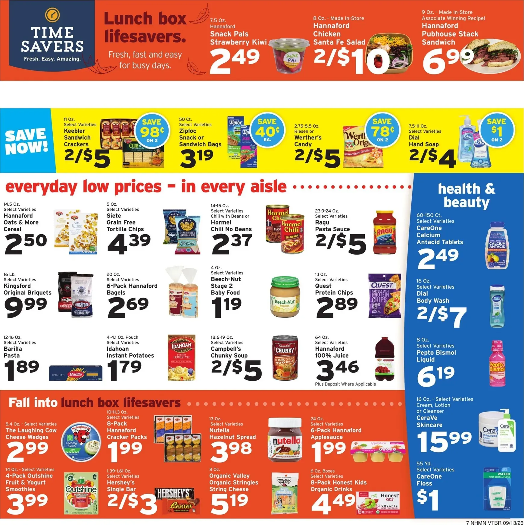 Weekly ad Current Hannaford leaflet valid from Sunday 09/13/2026 to Saturday 09/19/2026 from September 13 to September 19 2026 - Page 7
