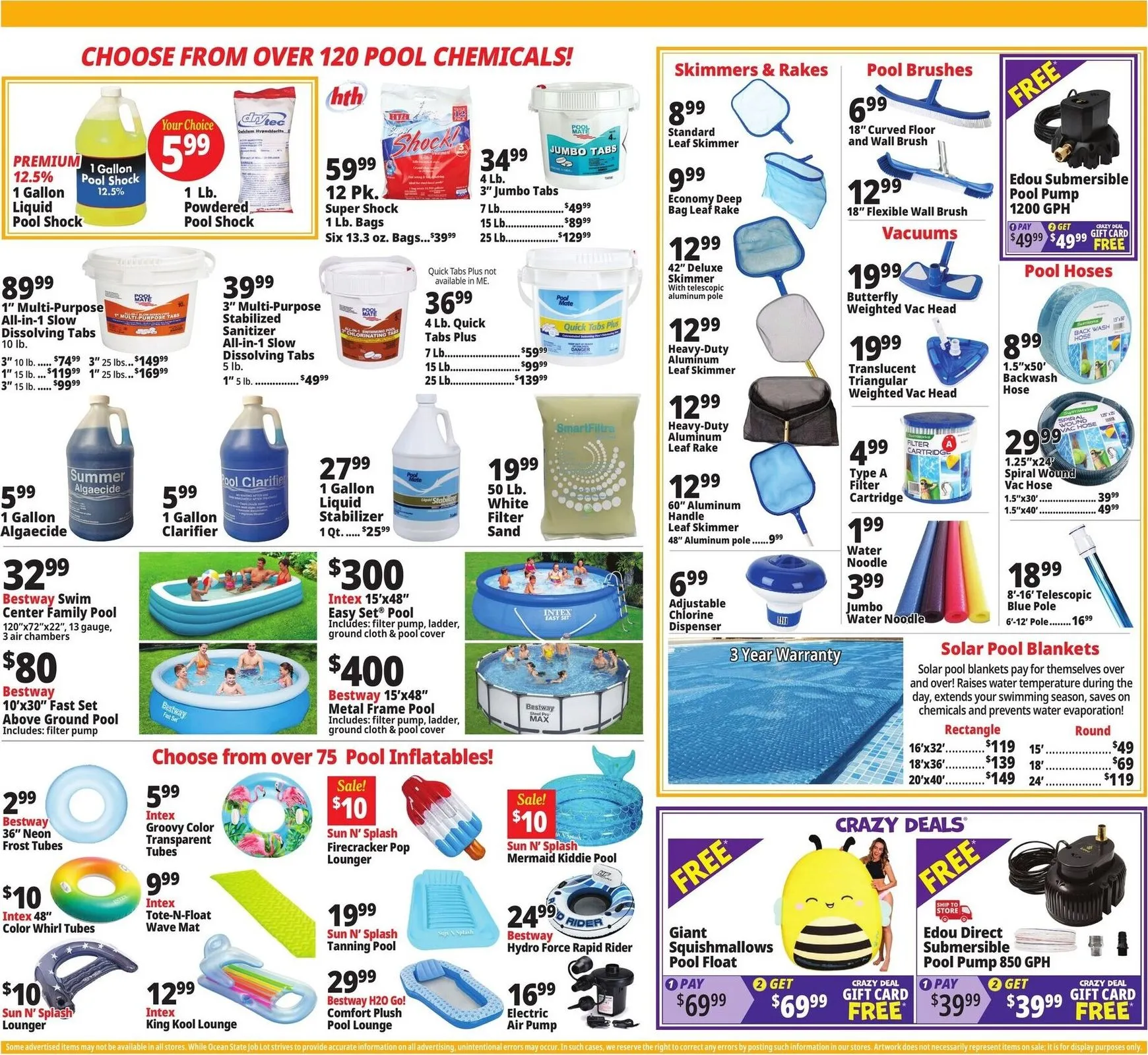 Weekly promotion Ocean State Job Lot - Home of Crazy Deals spanning from July 23 to July 29 2026 - Page 4 for Catalogue 365
