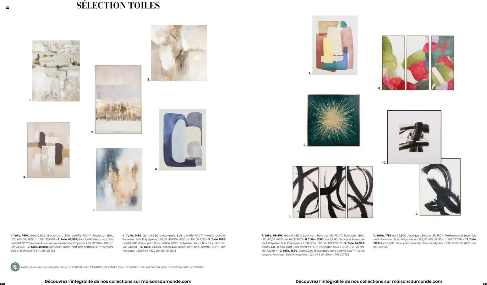 Maisons du Monde - Itinéraire Estival Collection Printemps - Été 2026 du 16 février au 1 septembre 2026 - Catalogue page 71