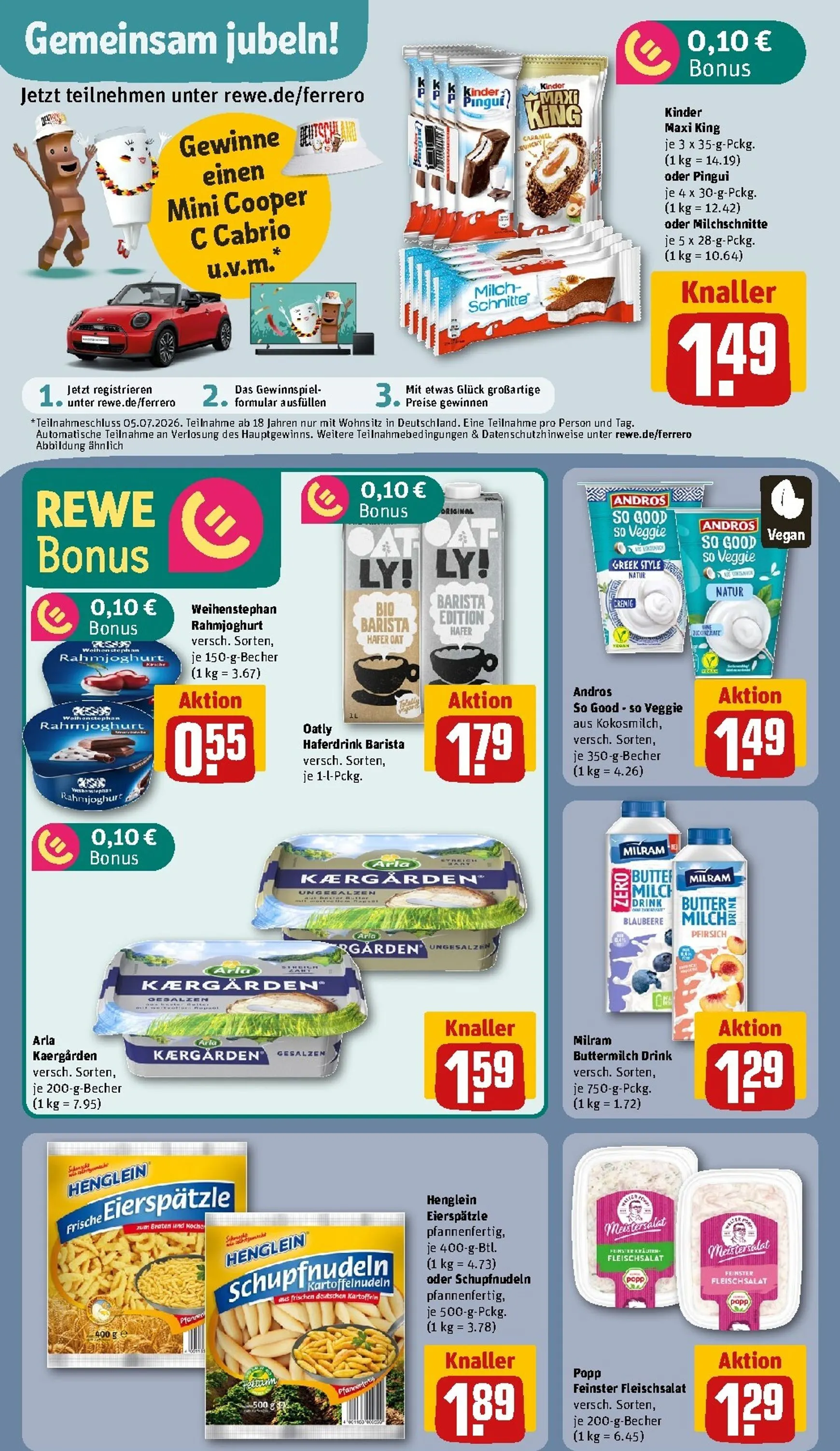Rewe Prospekt: Fan-Momente zum Angrillen! von 8. Juni bis 13. Juni 2026 - Prospekt seite 13