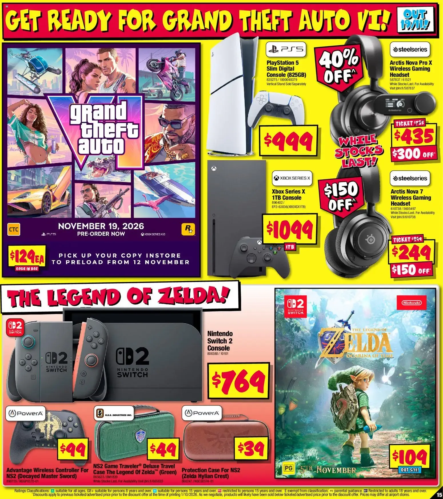 JB Hi-Fi catalogue - 15/10/2026 > weekly / monthly specials - Catalogue valid from 15 October to 28 October 2026 - page 15