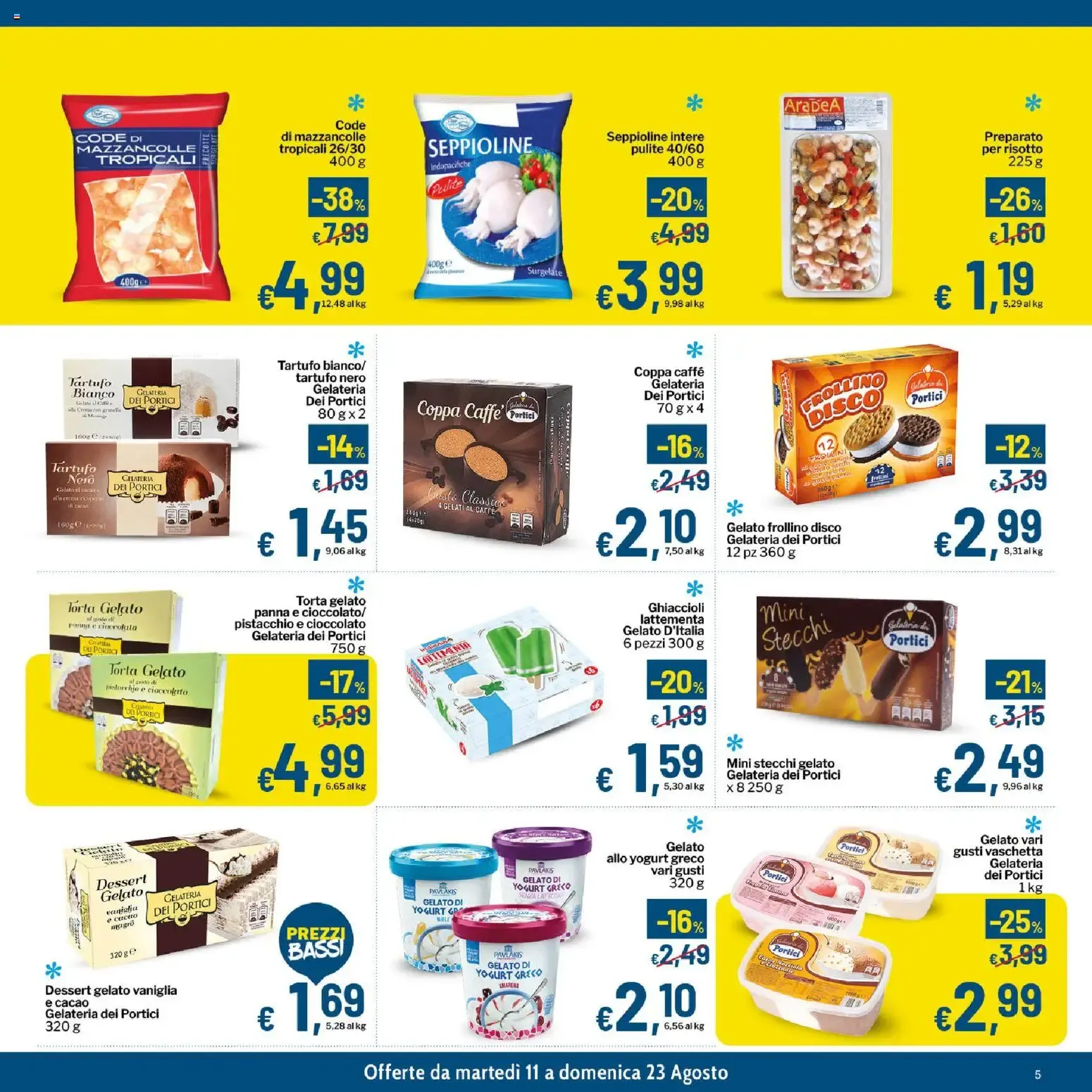 Qui Discount volantino dal 11/08/2026 - online Offerte da 11 agosto a 23 agosto di 2026 - Pagina del volantino 5