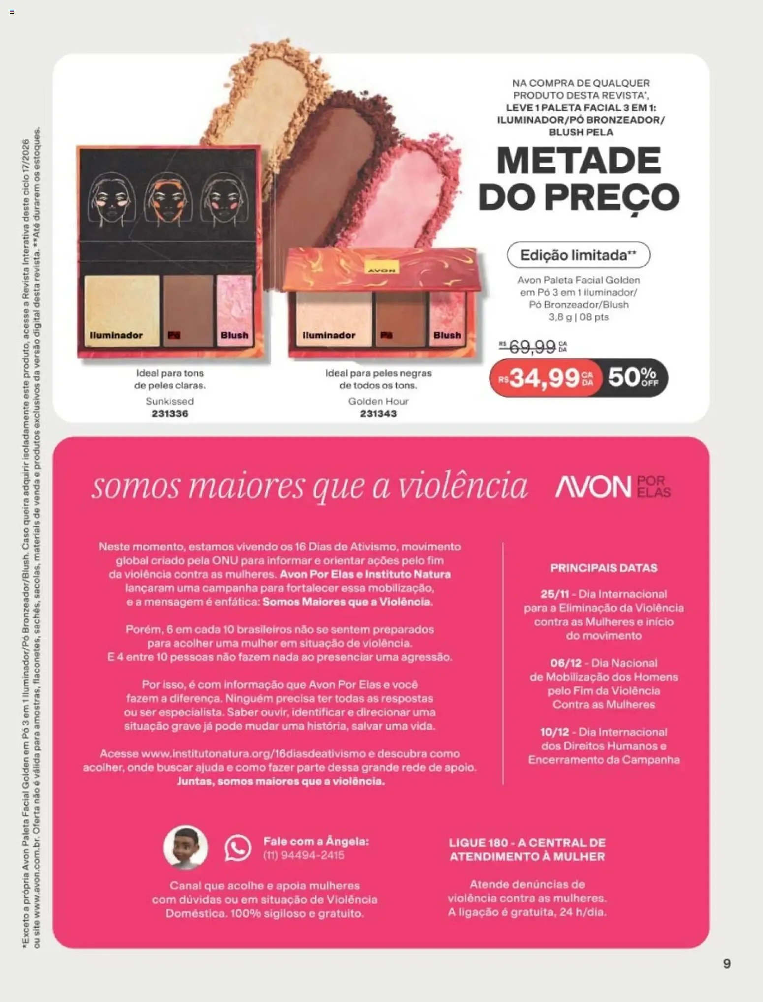 Encarte de Avon Ciclo 17/2026 3 de novembro até 29 de novembro 2026 - Pagina 8