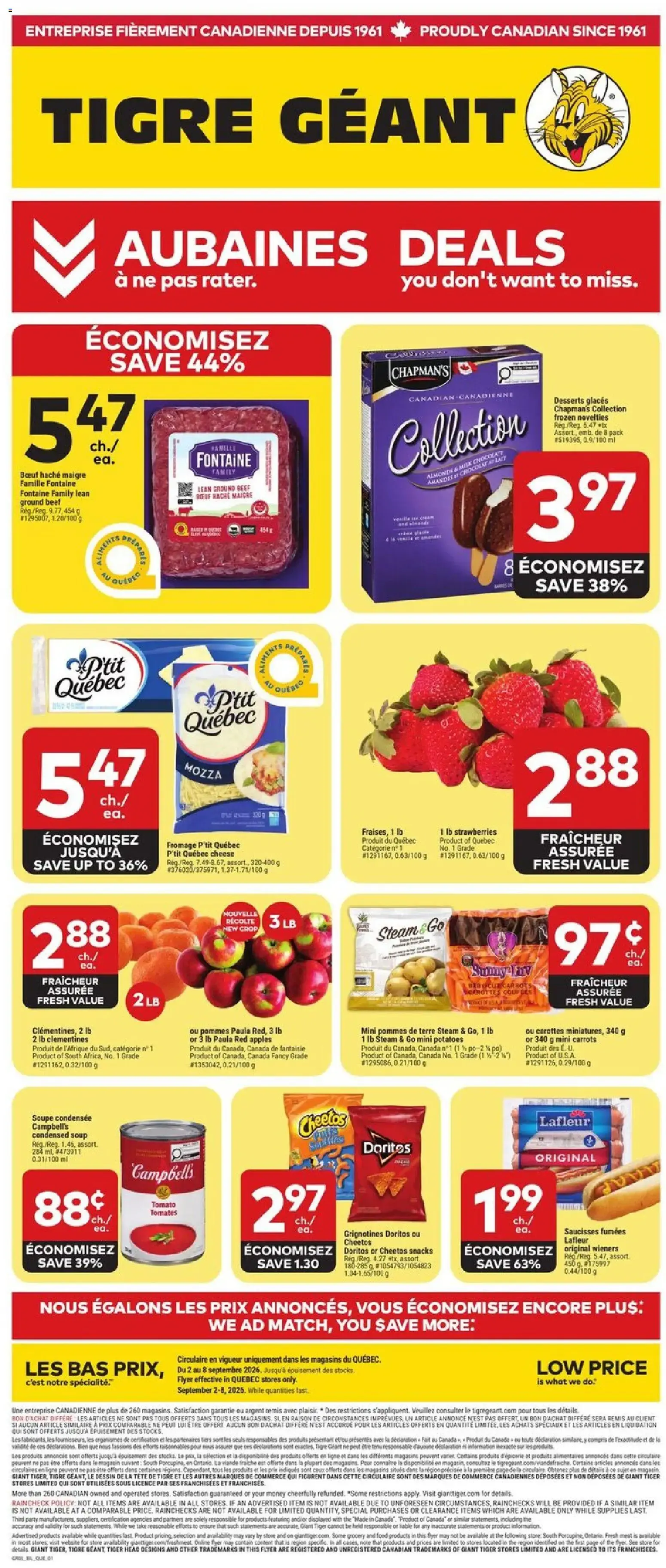 Giant Tiger Flyer | from Sep 2, 2026 | Weekly deals from September 2 to September 8 2026 - flyer page 1