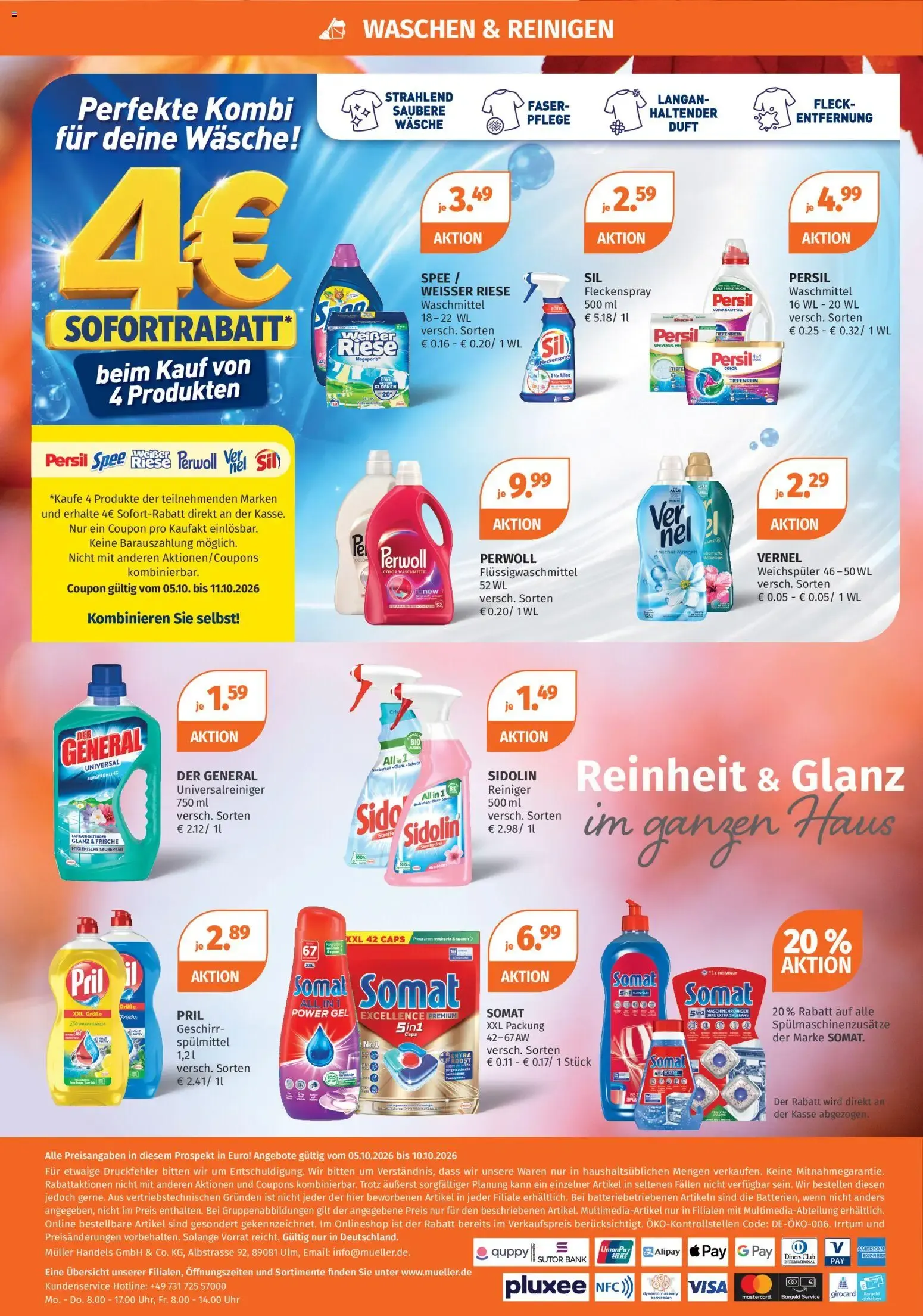 Müller Glanzvolle Farbenpracht Herbst von seiner schönsten Seite von 5. Oktober bis 10. Oktober 2026 - Prospekt seite 4