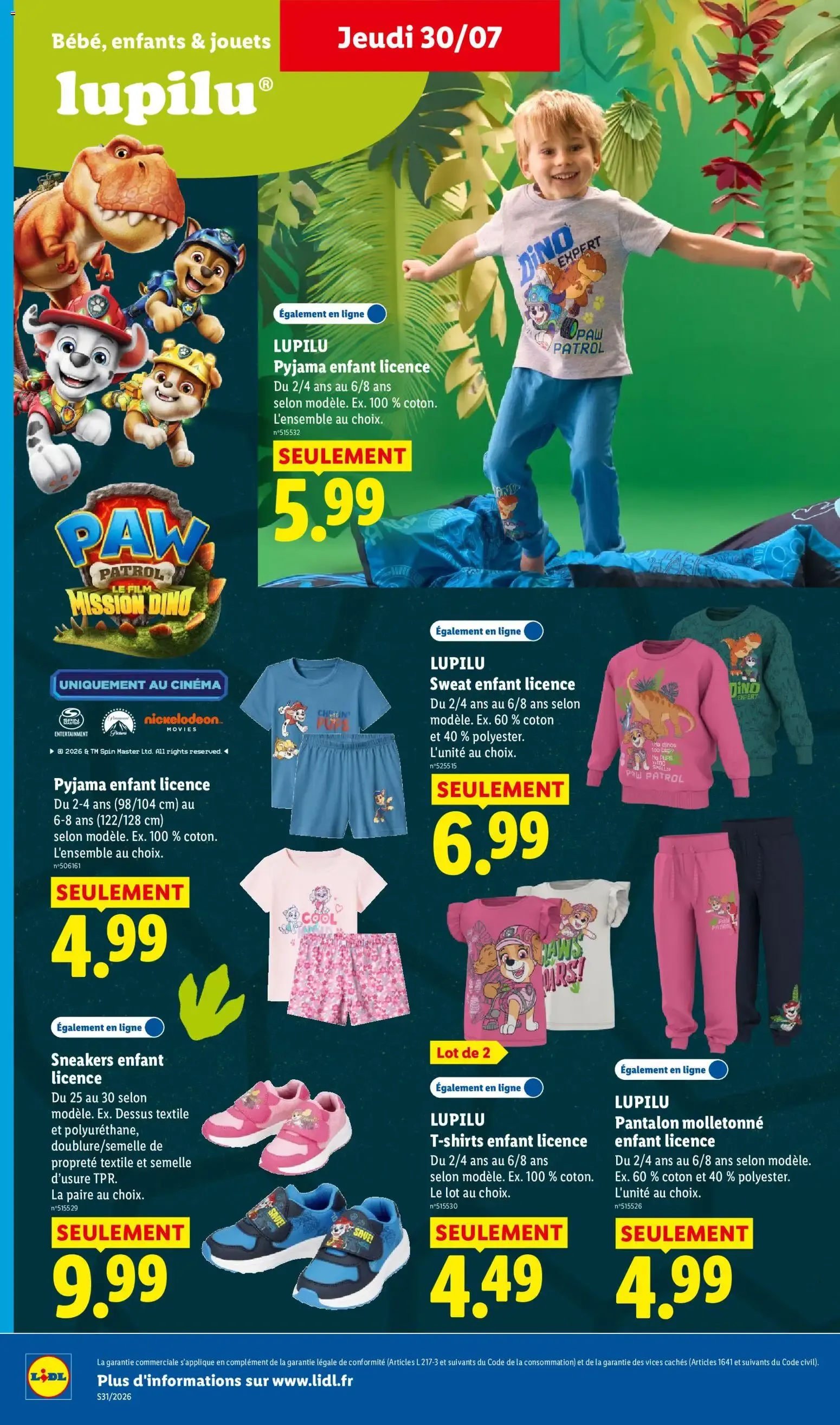 LIDL L'été des Marques du 30 juillet au 5 août 2026 - Catalogue page 30