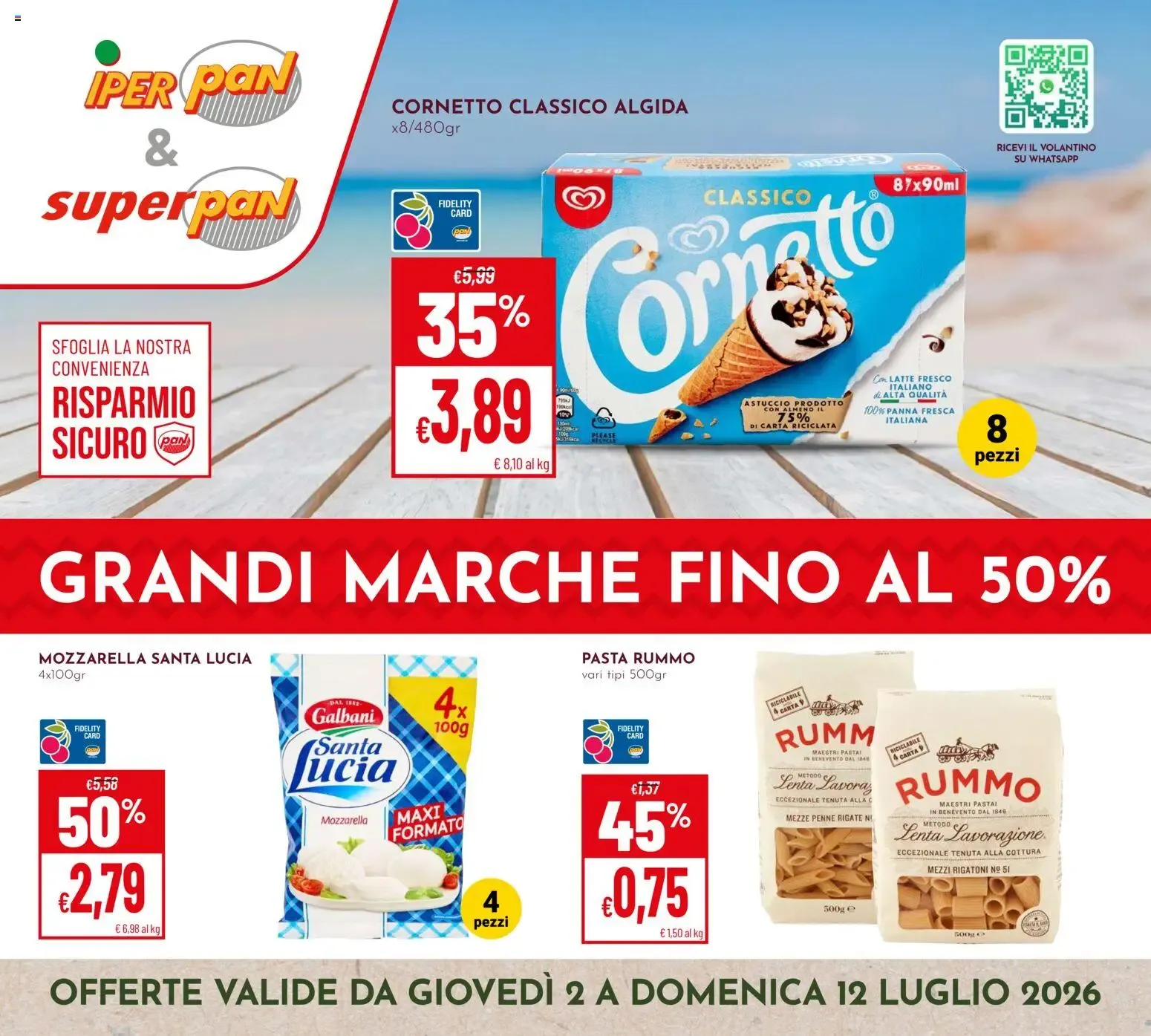 Iper Pan & Superpan: Grandi Marche fino al 50% da 2 luglio a 12 luglio di 2026 - Pagina del volantino 1