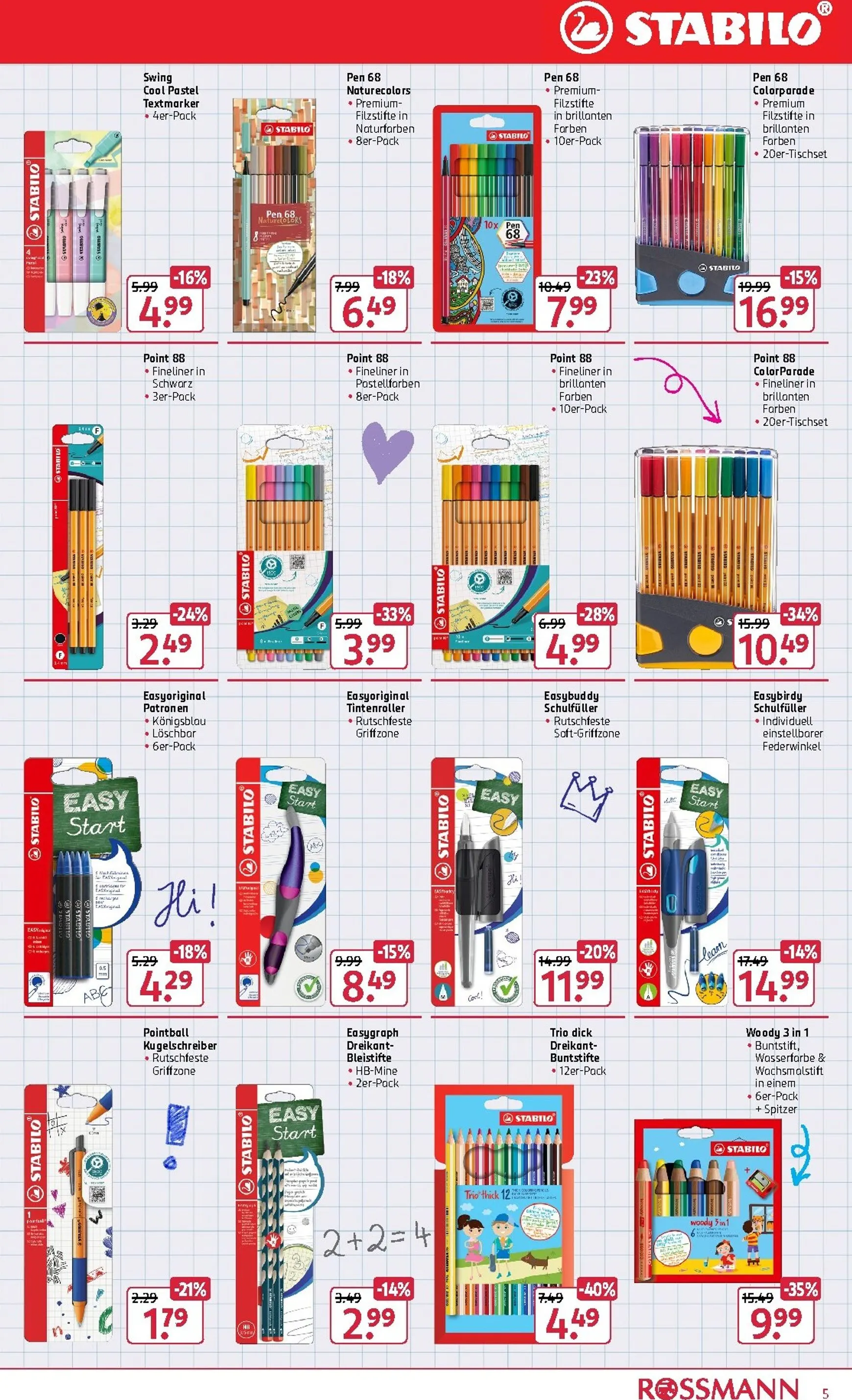 ROSSMANN - Schul-aktion und Spielwaren Angebote von 29. Juni bis 25. August 2026 - Prospekt seite 5