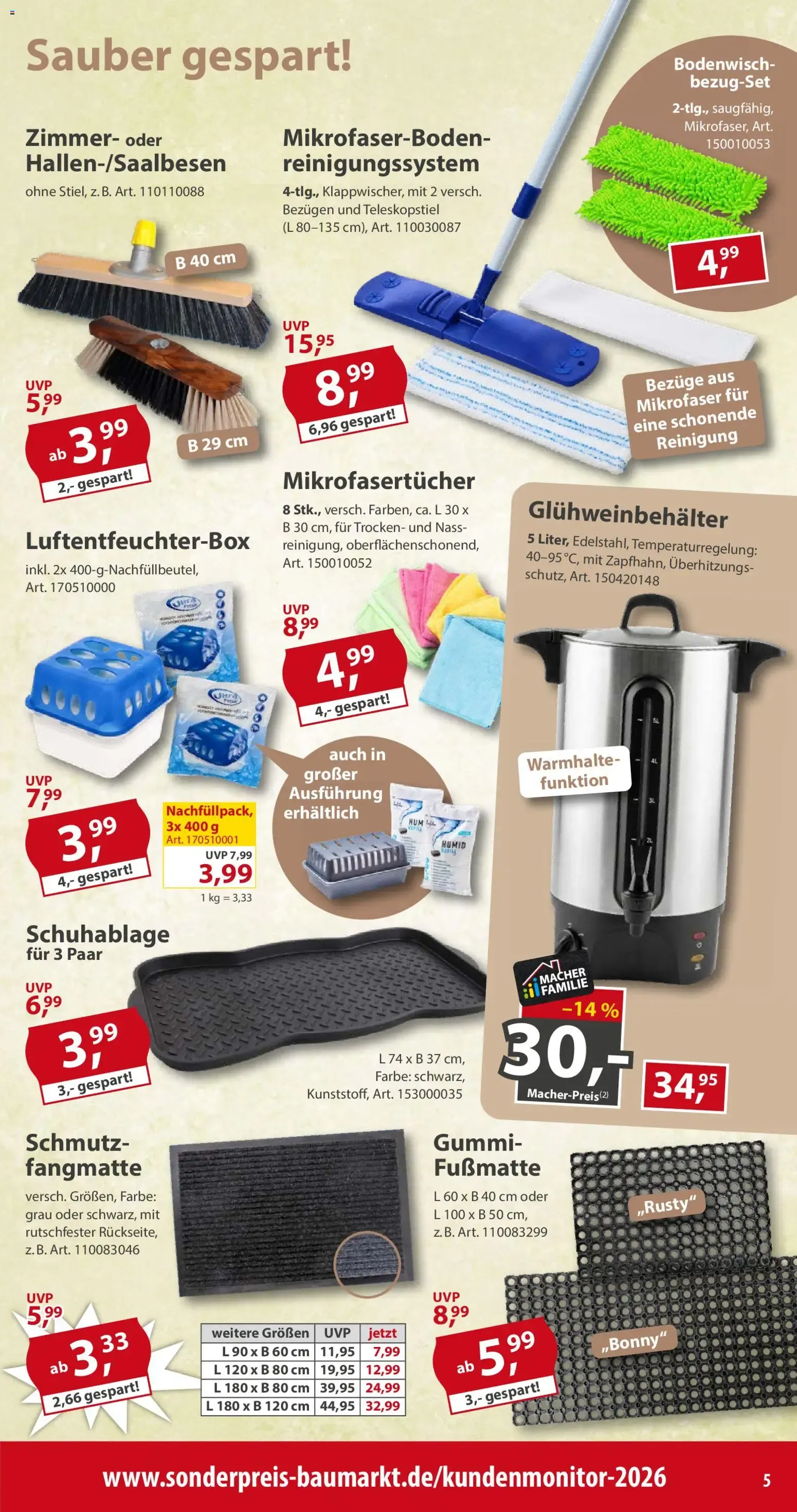 Sonderpreis Baumarkt Prospekt (ab 17.10.2026) zum Blättern von 17. Oktober bis 23. Oktober 2026 - Prospekt seite 5