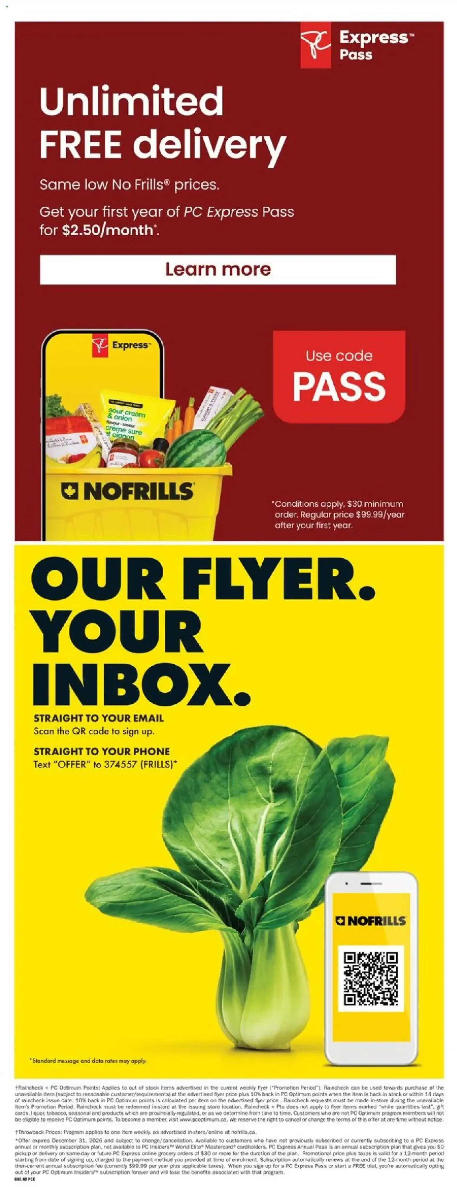 No Frills weekly flyer - ON from Oct 29, 2026 > weekly specials & deals from October 29 to November 4 2026 - flyer page 20