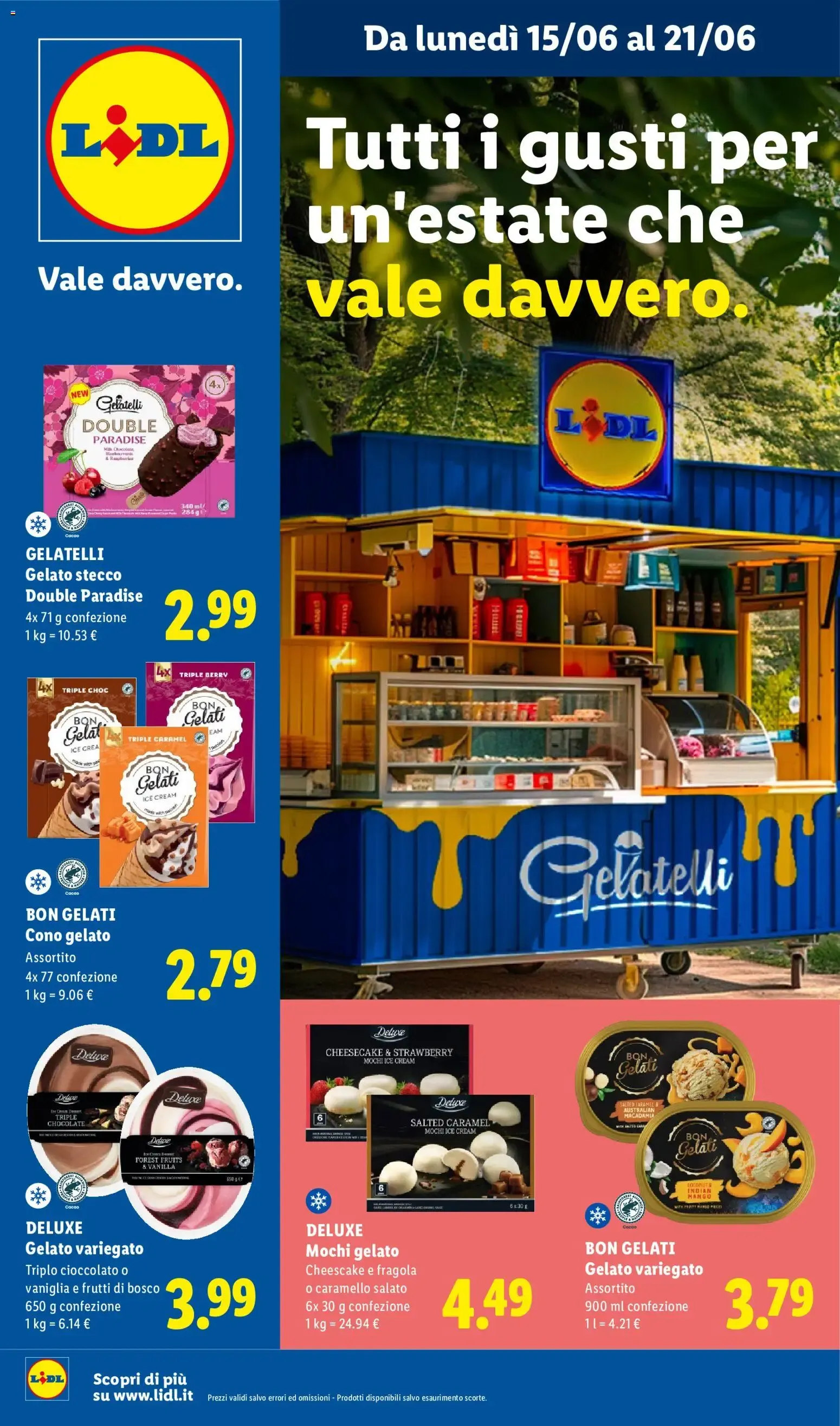 Tutti i gusti per un'estate che vale davvero. da 15 giugno a 21 giugno di 2026 - Pagina del volantino 1