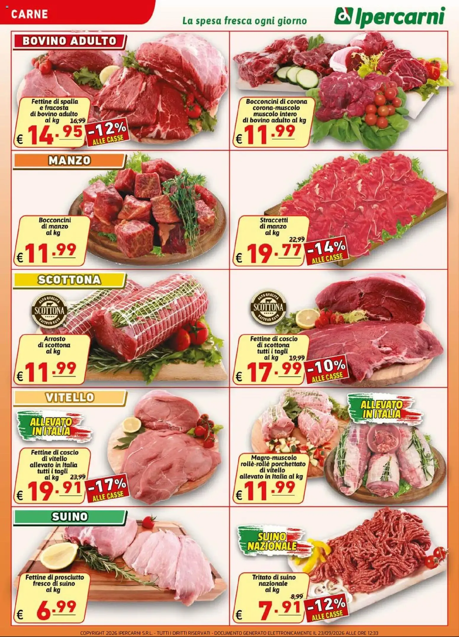 Ipercarni volantino dal 23/09/2026 - online Offerte da 23 settembre a 1 ottobre di 2026 - Pagina del volantino 2