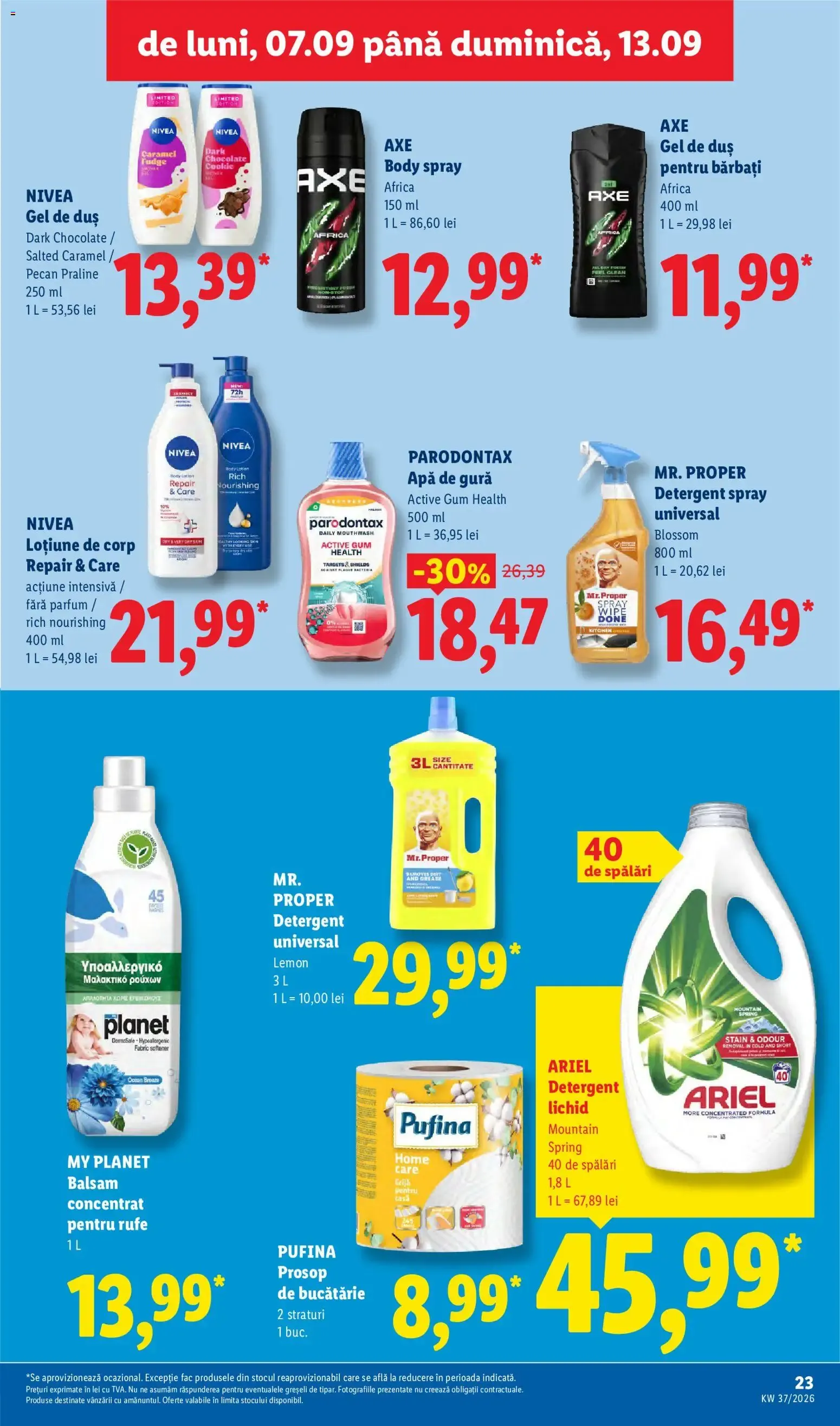 Catalog Catalog LIDL 07.09.2026 - Oferta și Revista online de la 7 septembrie până la 13 septembrie 2026 - Revista Pagina 23