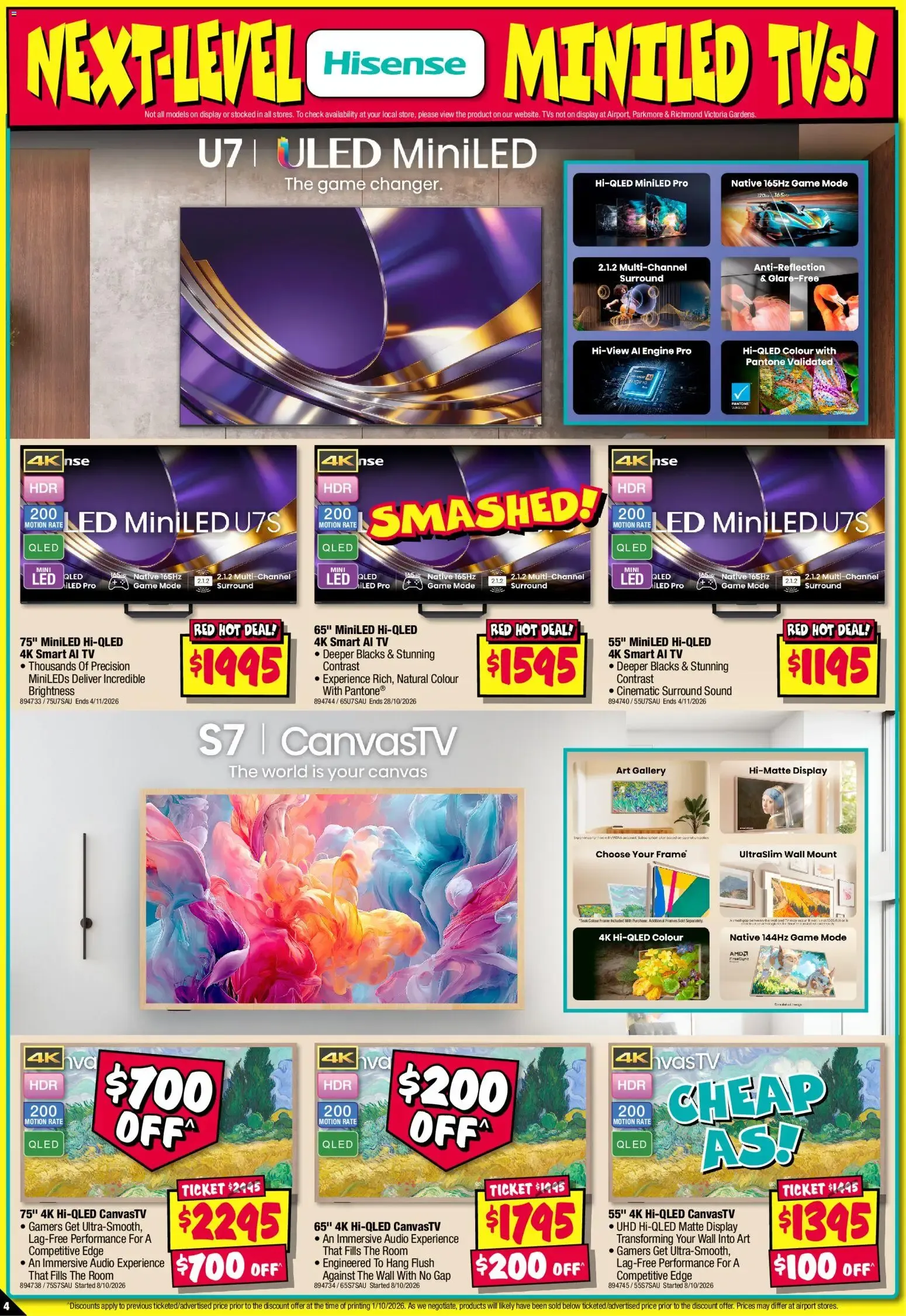 JB Hi-Fi catalogue Hisense Sellout - 15/10/2026 > weekly / monthly specials - Catalogue valid from 15 October to 21 October 2026 - page 4