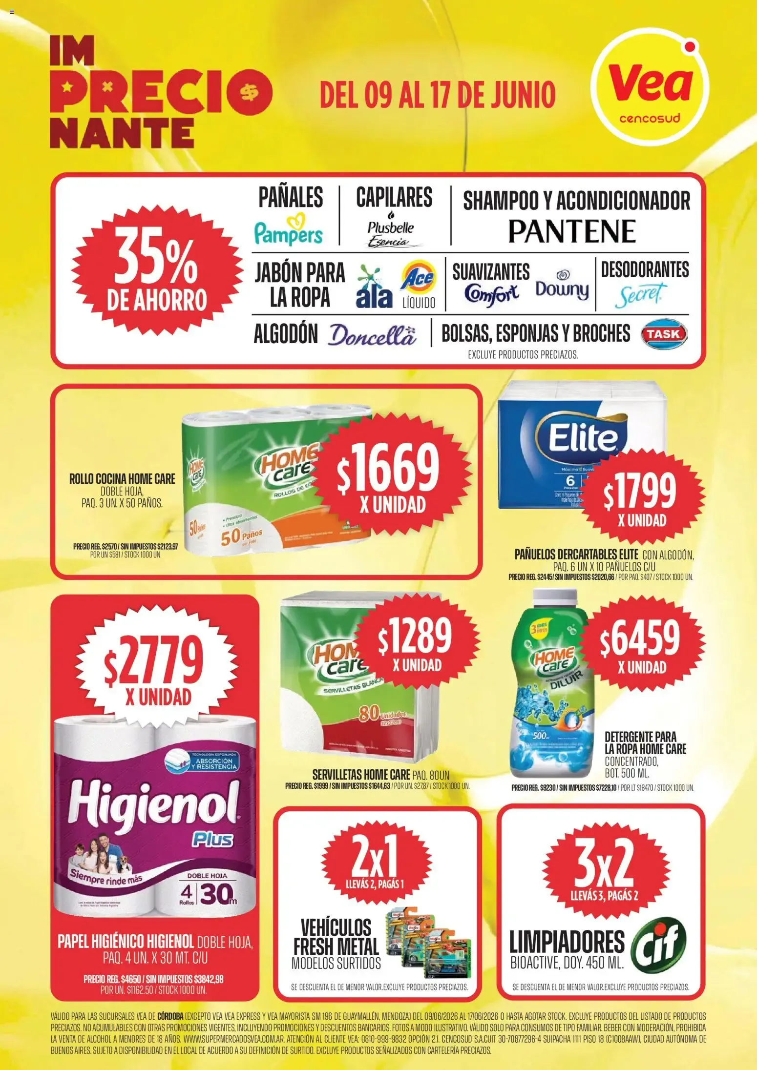 Ofertas de Vea - Volante imPRECIOnante Córdoba del 09/06/2026 - 17/06/2026 9 de junio al 17 de junio 2026 - Página 9 del catálogo