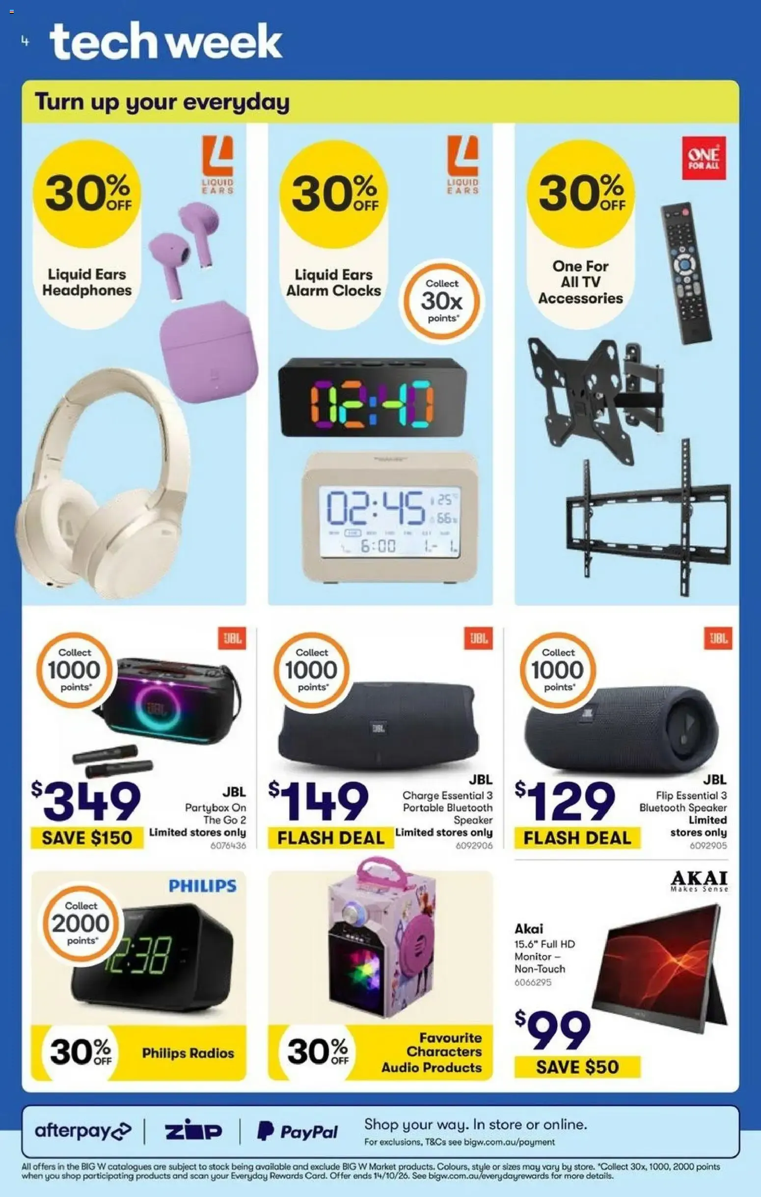 BIGW tech week - Catalogue valid from 1 October to 14 October 2026 - page 4