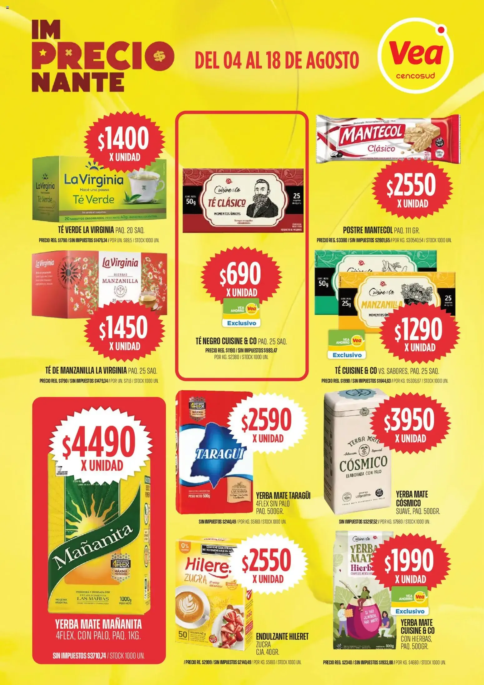 Ofertas de Vea ofertas del 04/08/2026 - 18/08/2026 4 de agosto al 18 de agosto 2026 - Página 4 del catálogo