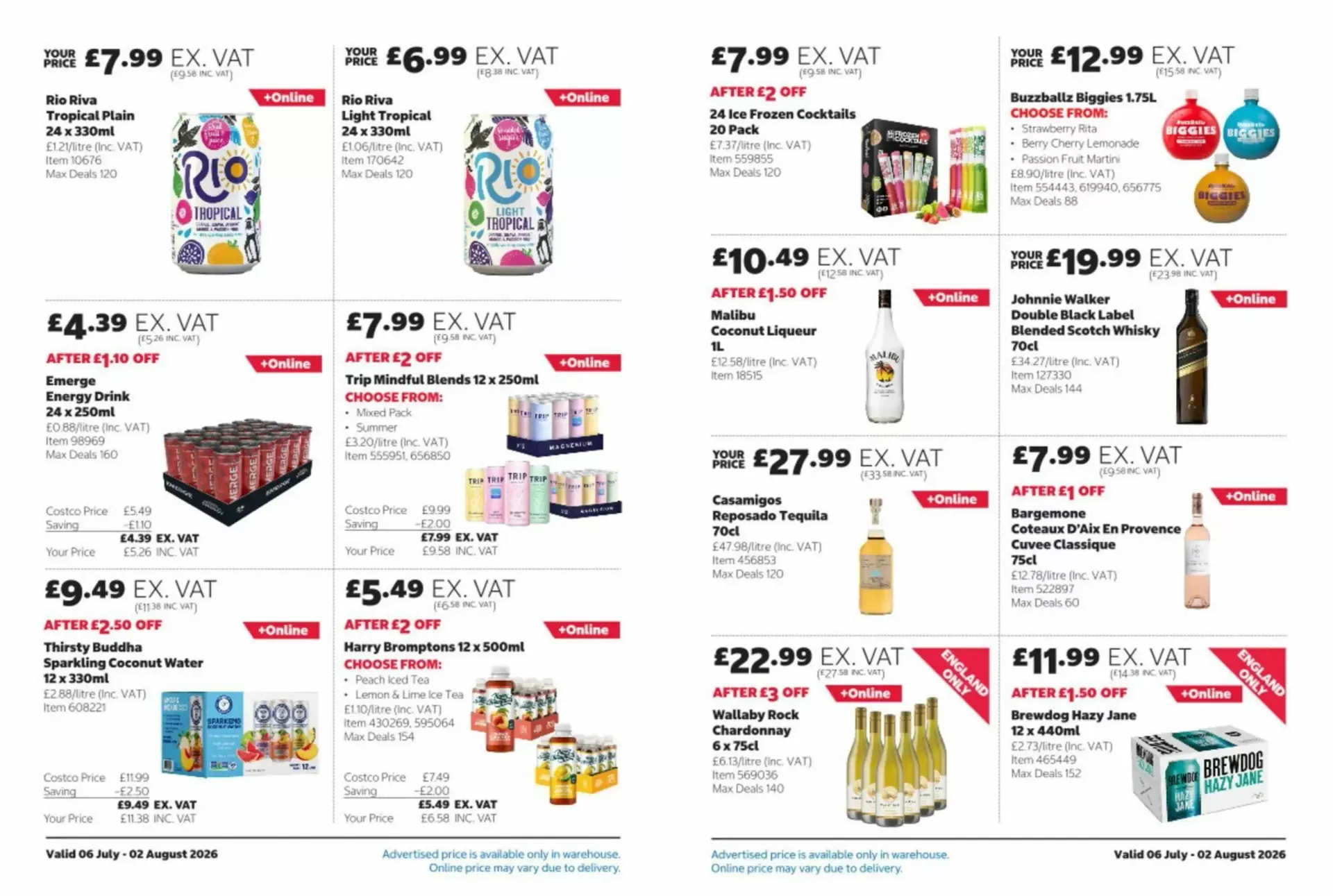 Costco leaflet from 6 July to 2 August 2026 - Catalogue Page 8