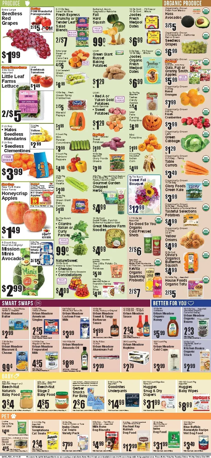 Weekly promotion Current Food Universe leaflet valid from Friday 10/16/2026 to Thursday 10/22/2026 spanning from October 16 to October 22 2026 - Page 4 for Catalogue 365