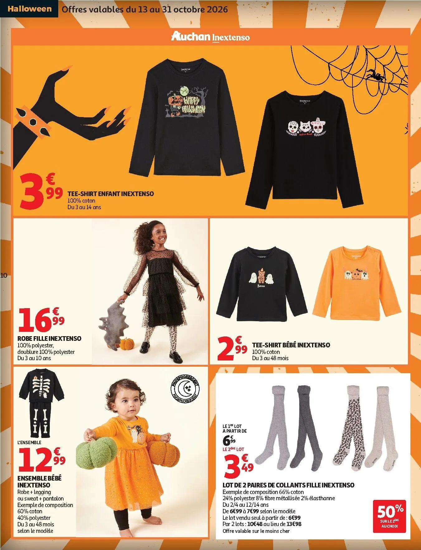 Le Grand Show d'Halloween - Auchan du 13 octobre au 25 octobre 2026 - Catalogue page 10