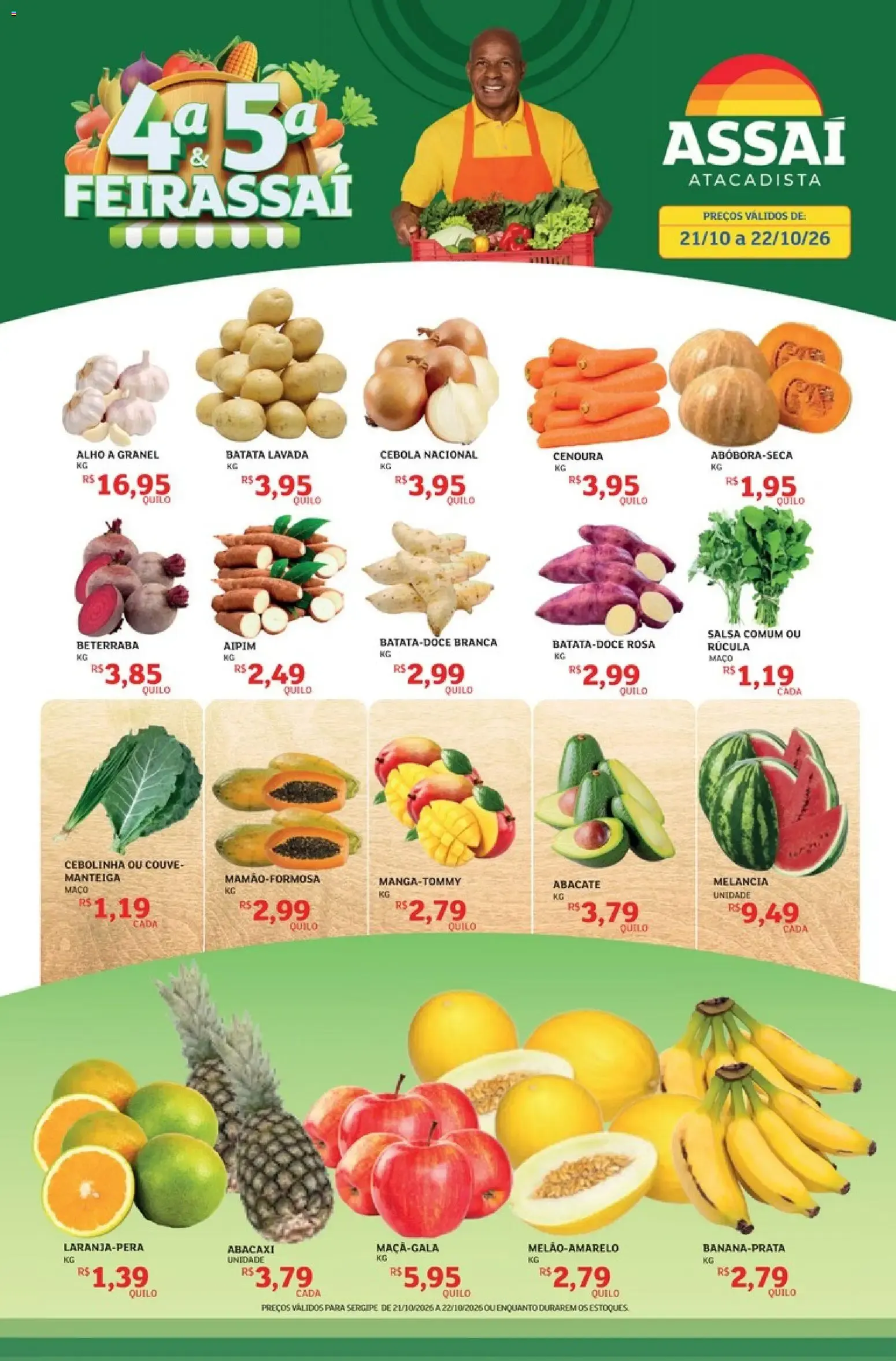 Encarte de Assaí Atacadista ofertas - SE de 21/10/2026 | Promoções Online 21 de outubro até 22 de outubro 2026 - Pagina 1