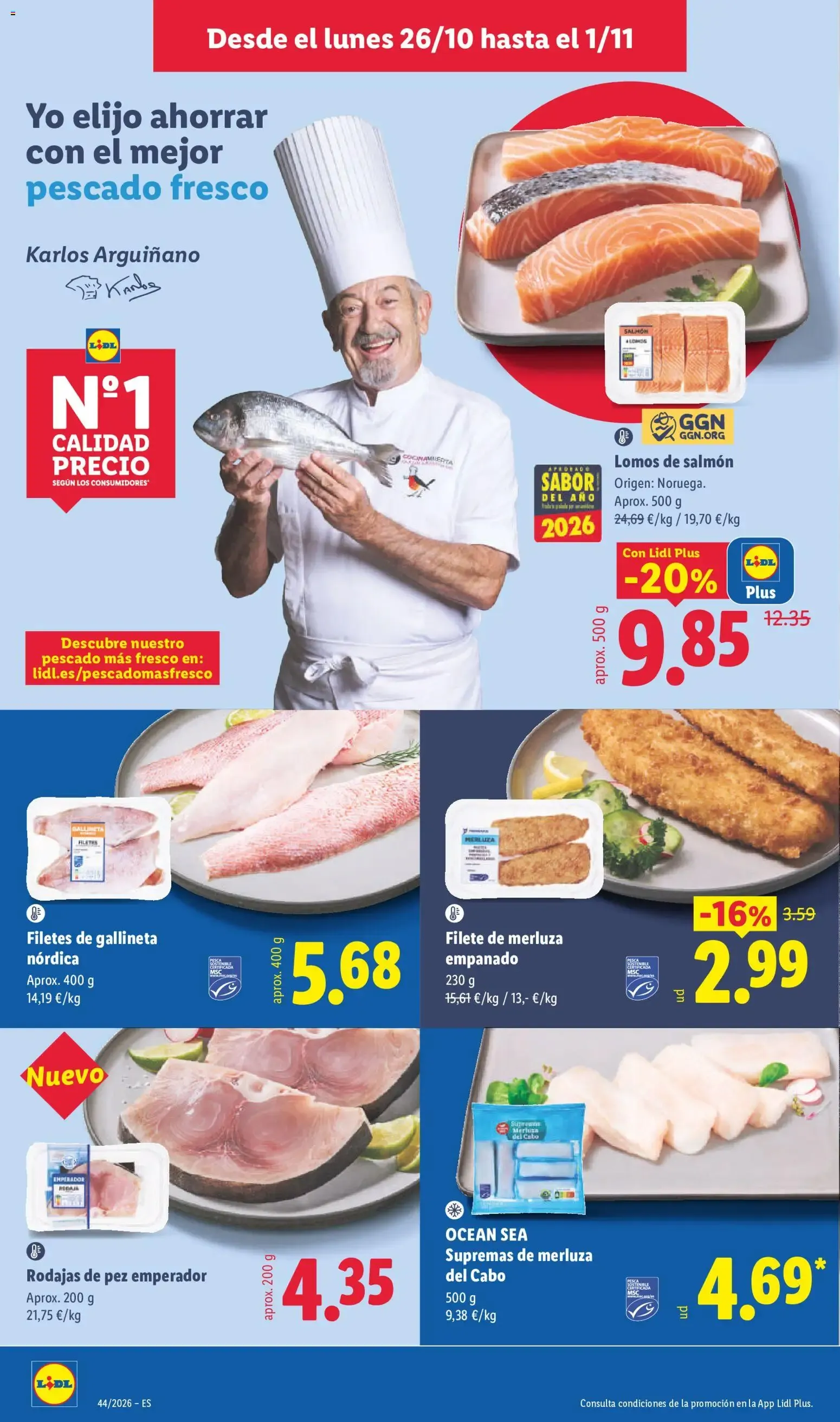 Catálogo de Lidl folleto del 26/10/2026 | Ofertas 26 de octubre al 1 de noviembre 2026 - Página 12