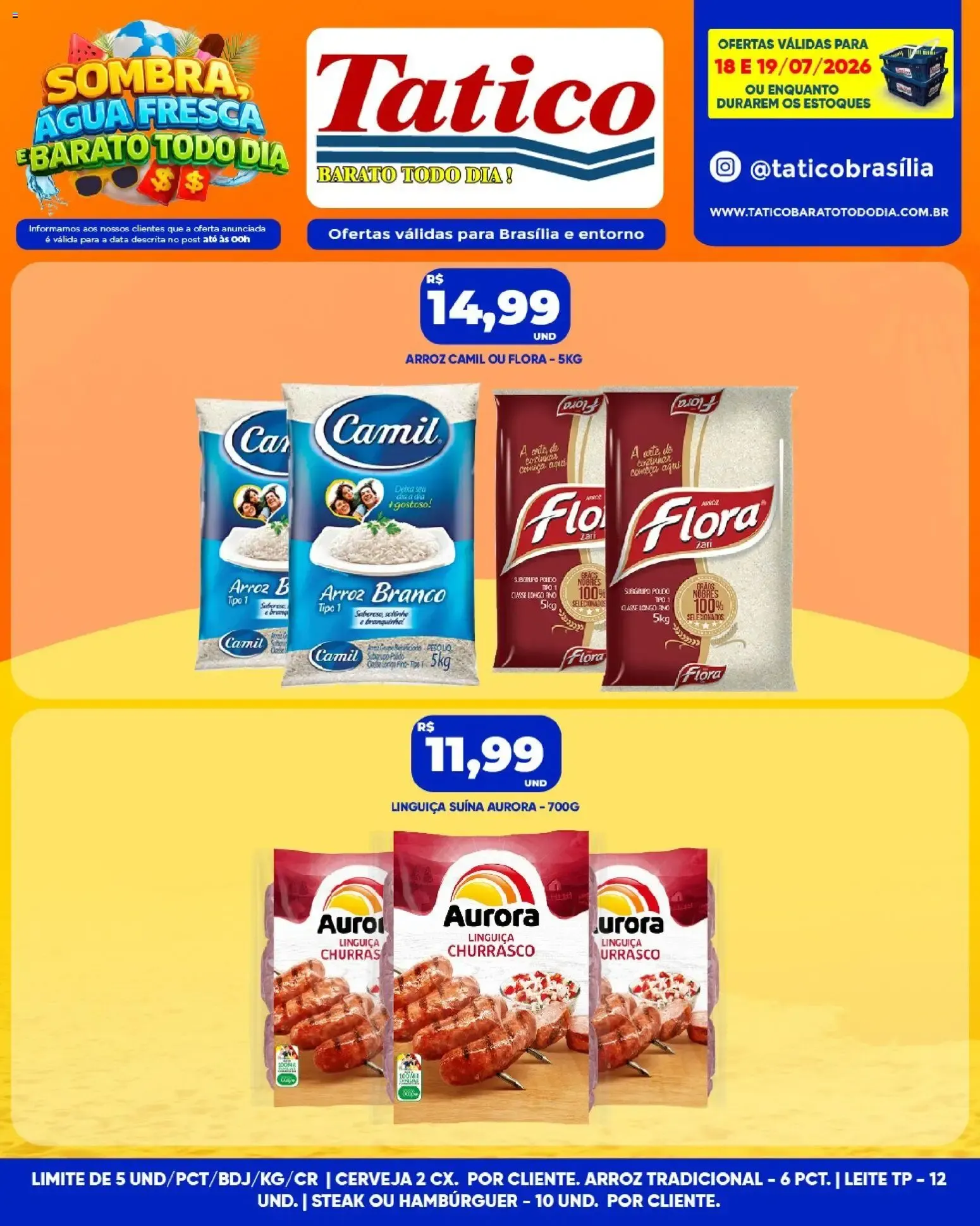Encarte de Tatico ofertas Fim de Semana de 18/07/2026 | Promoções Online 18 de julho até 19 de julho 2026 - Pagina 9