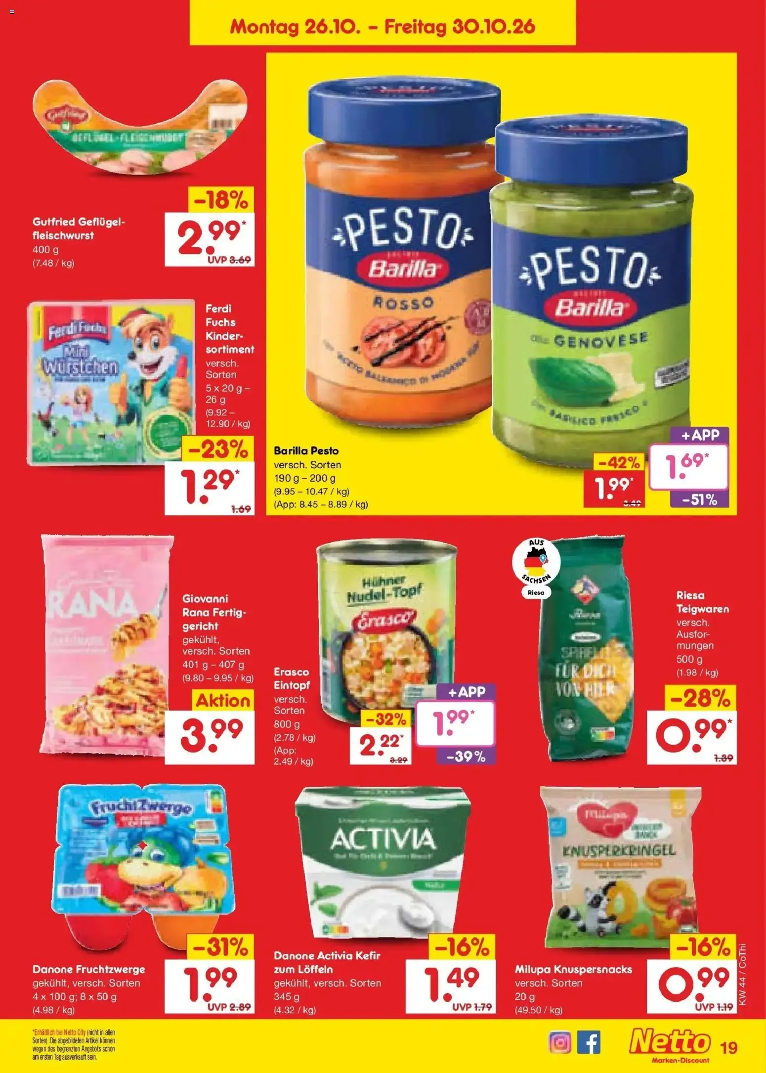 Netto Marken-Discount Prospekt Leipzig (ab 26.10.2026) » Angebote von 26. Oktober bis 30. Oktober 2026 - Prospekt seite 31
