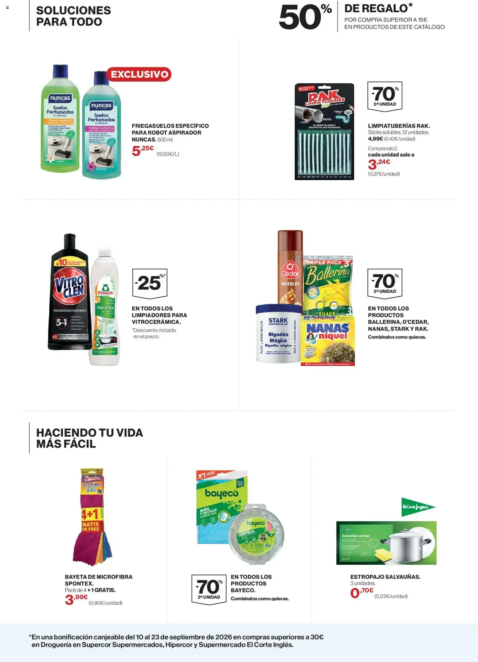 Catálogo de Las Mejores Marcas en Limpieza y Cuidado del Hogar 26 de agosto al 9 de septiembre 2026 - Página 5