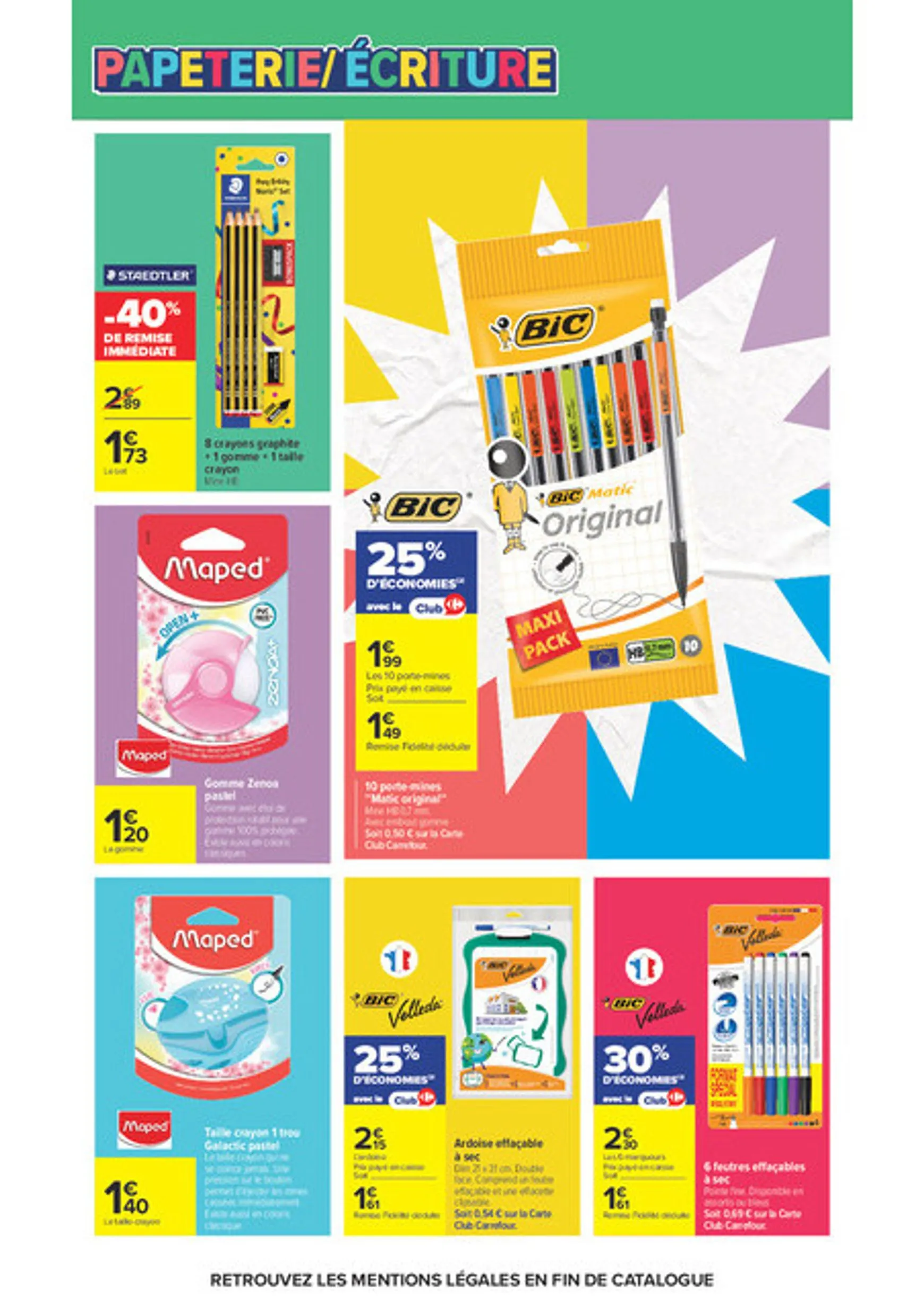 Current Carrefour Market - Rentrée des Classes leaflet valid from du mardi 11/08/2026 to du dimanche 30/08/2026 du 11 août au 30 août 2026 - Catalogue page 8