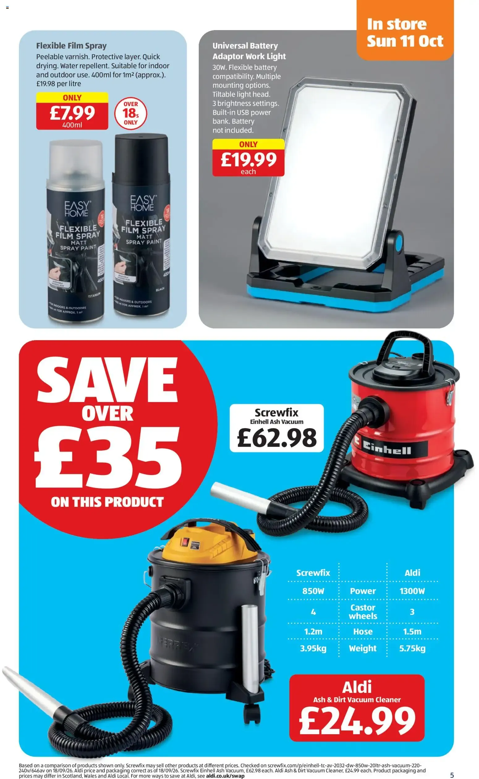 Aldi Specialbuys from 11 October to 18 October 2026 - Catalogue Page 5