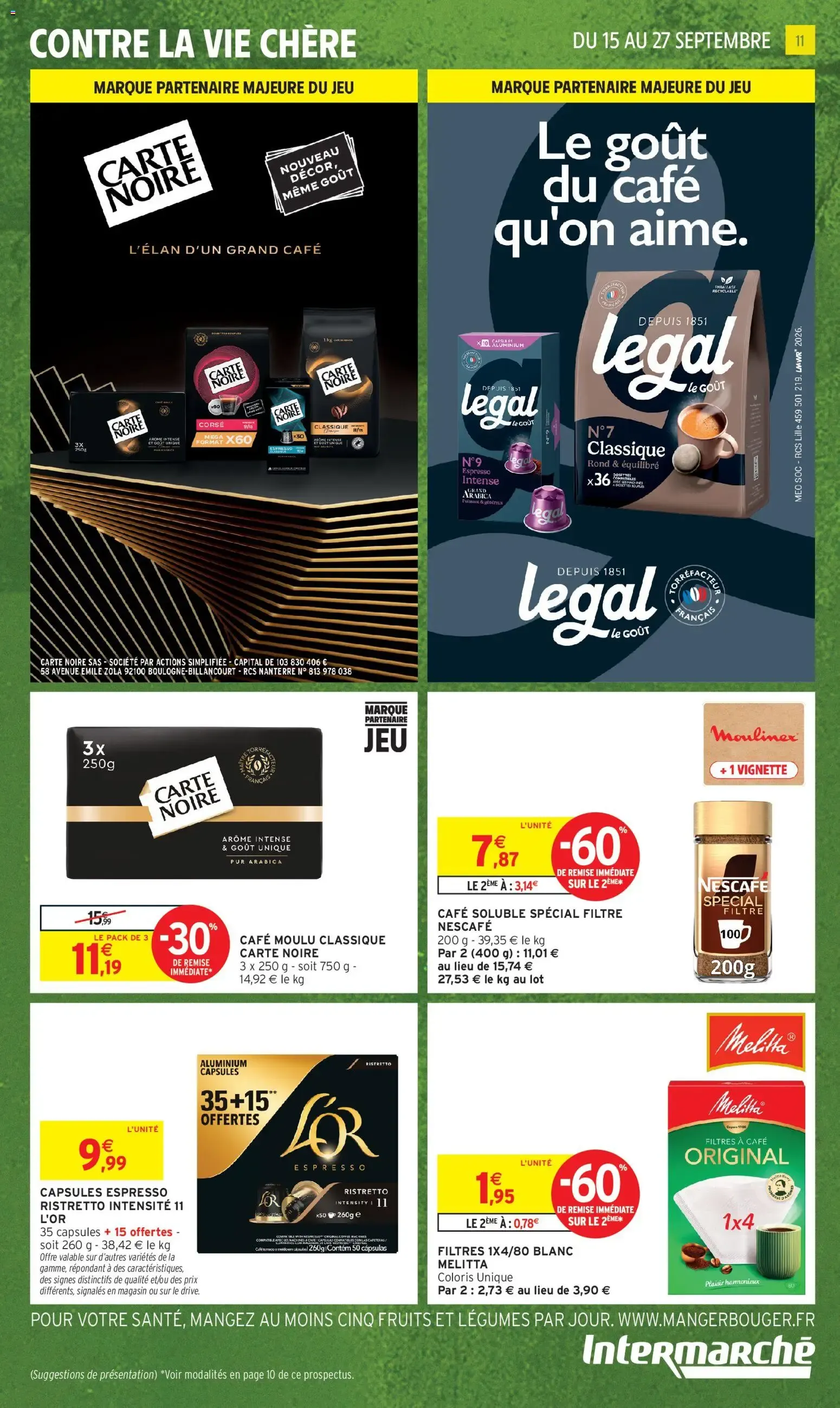 Intermarché - C'est notre anniversaire à partir du 15/09/2026 - promo en ligne du 15 septembre au 27 septembre 2026 - Catalogue page 11