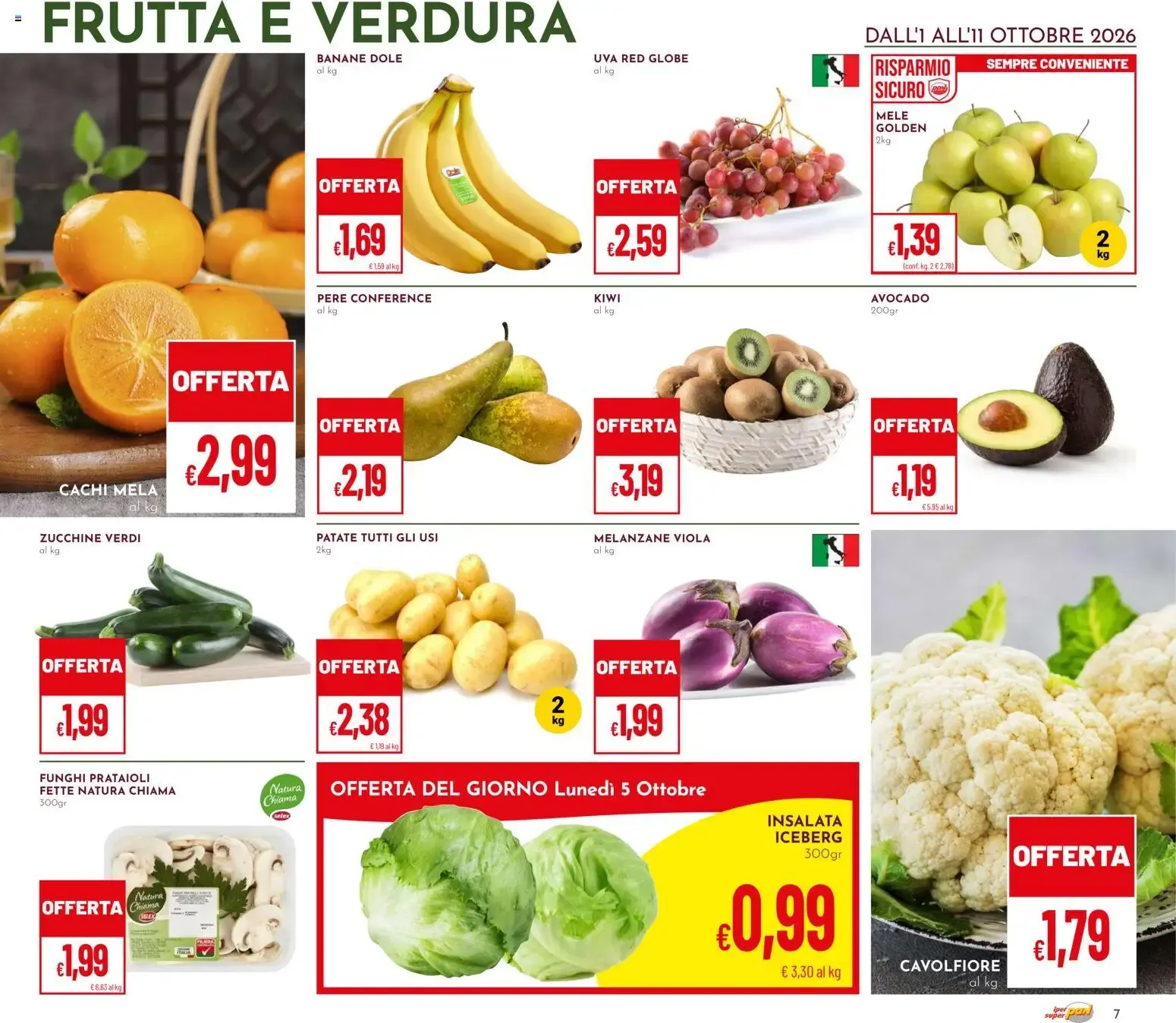 Nuovo Pan volantino dal 01/10/2026 > offerte anteprima 🛍️ da 1 ottobre a 21 ottobre di 2026 - Pagina del volantino 7