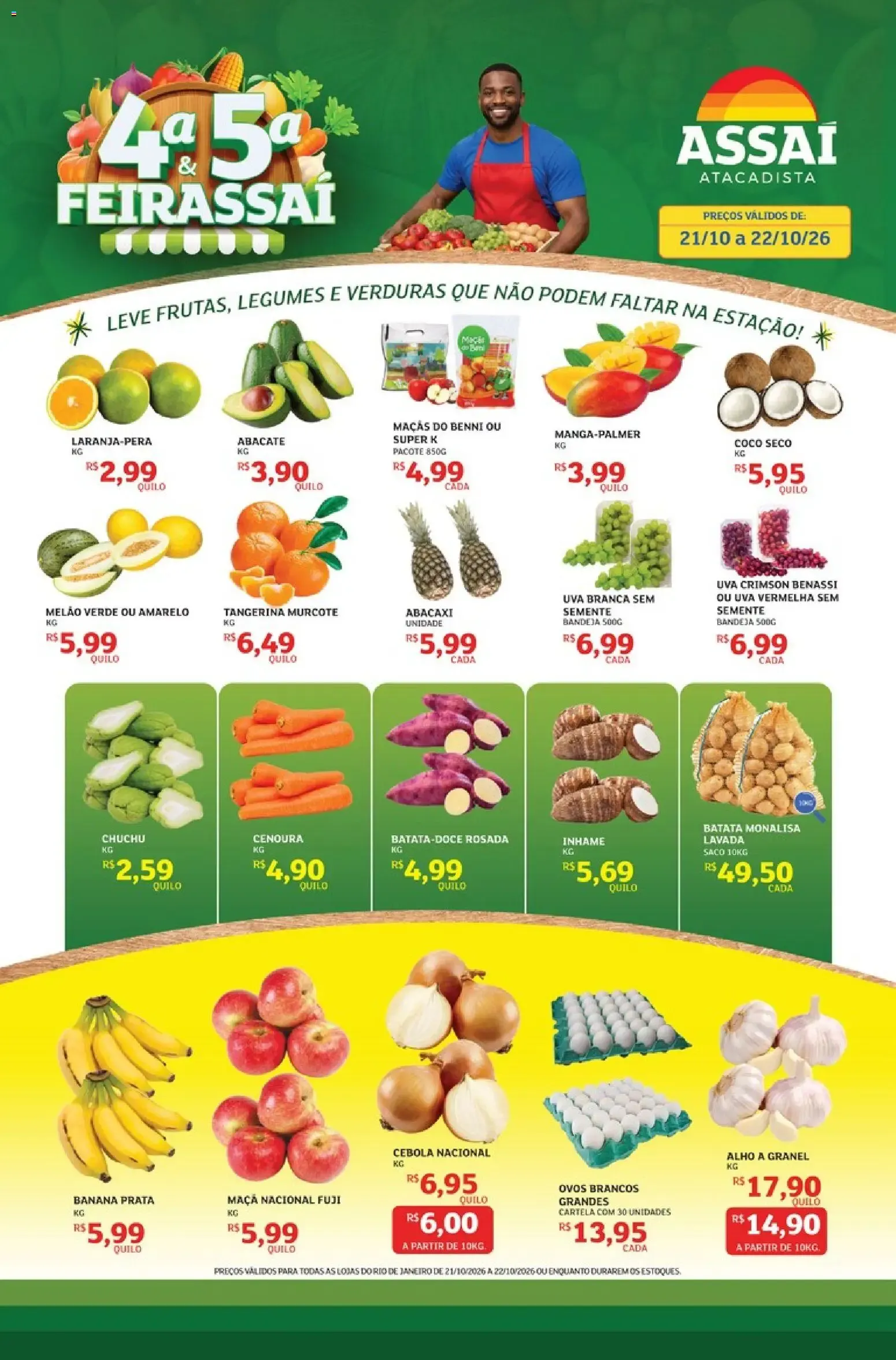 Encarte de Assaí Atacadista ofertas - RJ de 21/10/2026 | Promoções Online 21 de outubro até 22 de outubro 2026 - Pagina 1
