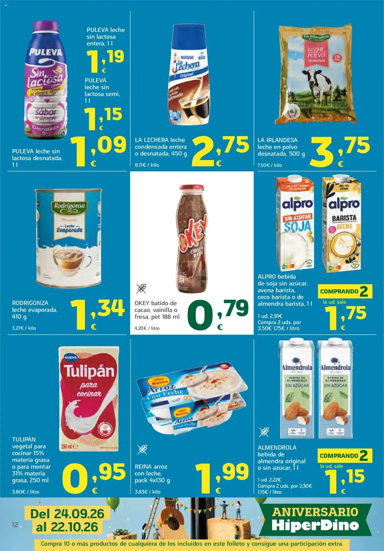Catálogo de HiperDino folleto del 24/09/2026 (catálogo) 24 de septiembre al 8 de octubre 2026 - Página 12