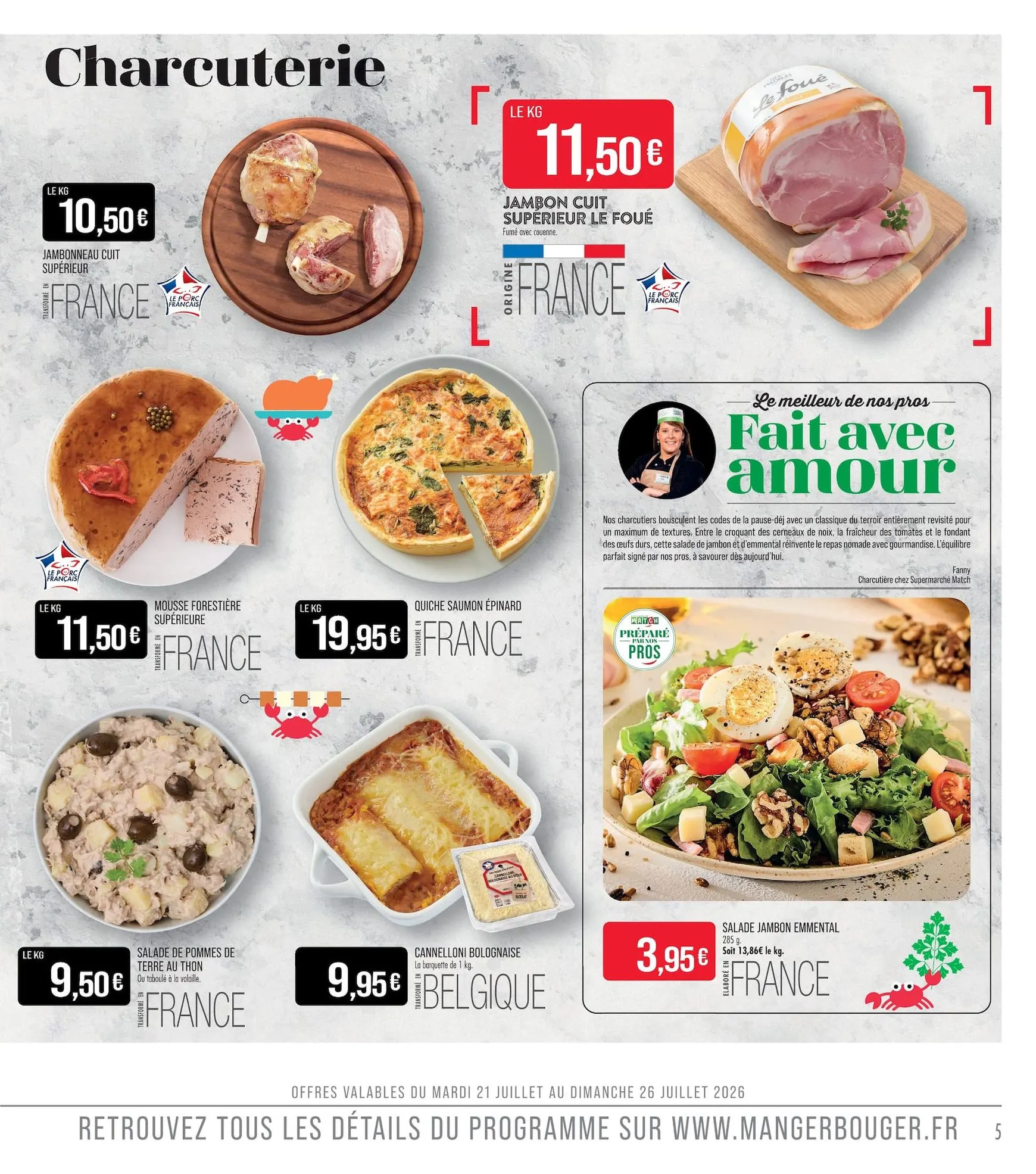 Supermarché Match - Prix Coûtant y Les Bons Plans de l'été du 21 juillet au 2 août 2026 - Catalogue page 5