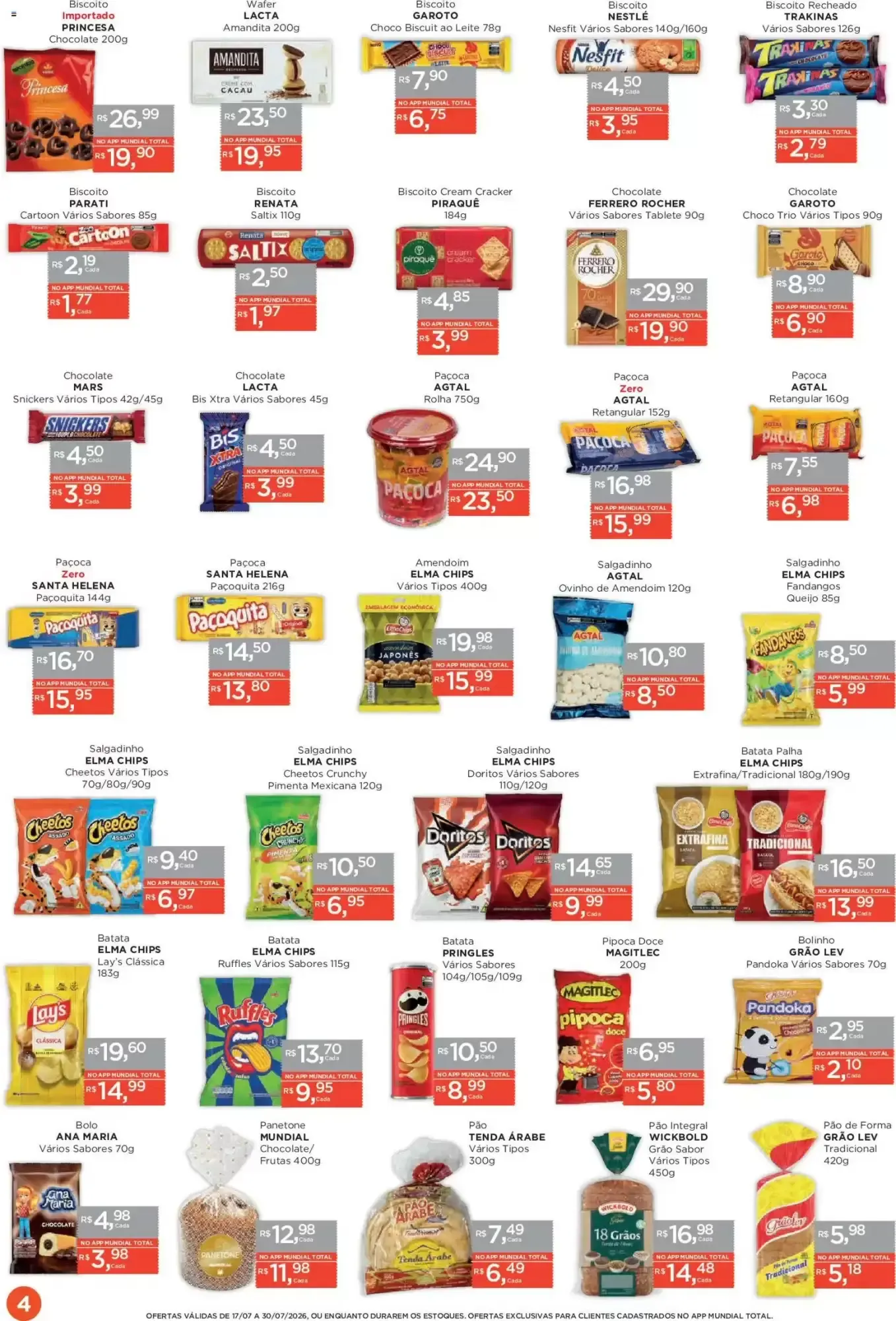 Encarte de Encarte Supermercados Mundial 17 de julho até 30 de julho 2026 - Pagina 4