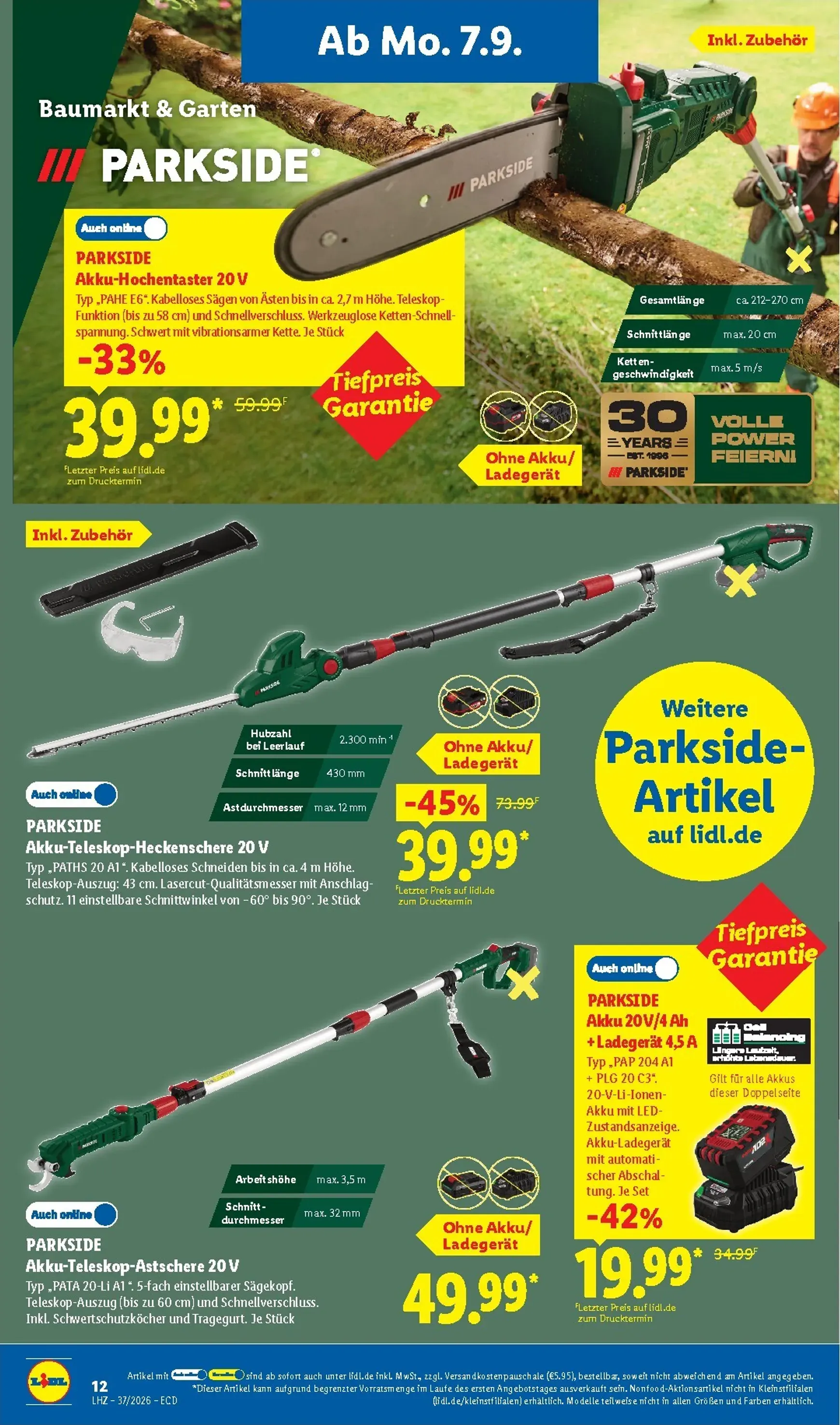 Lidl - Nonfood Prospekt nächste Woche – von Montag 07.09.2026 bis Samstag 12.09.2026 von 7. September bis 12. September 2026 - Prospekt seite 8