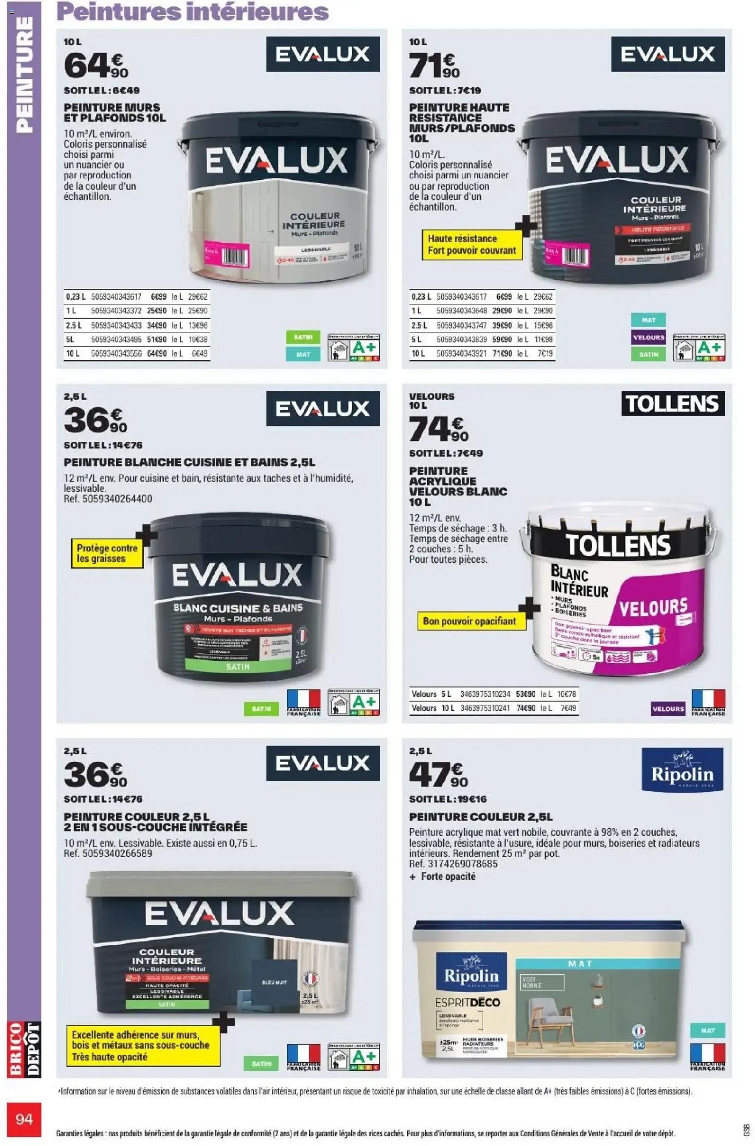 L'OFFICIEL DU BRICOLAGE - Automne du 17 septembre au 1 octobre 2026 - Catalogue page 94