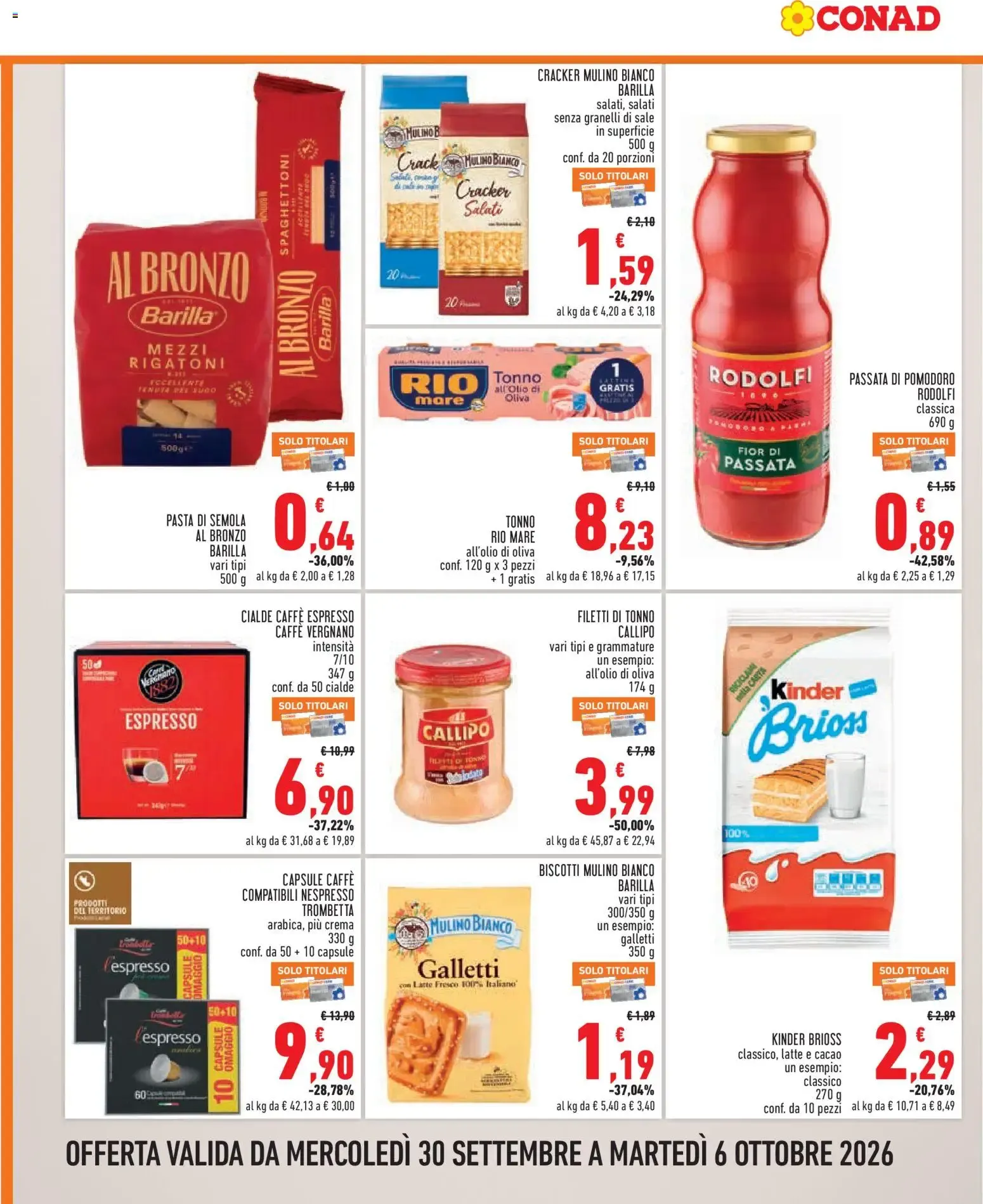 Conad Convenienza Più da 30 settembre a 6 ottobre di 2026 - Pagina del volantino 6
