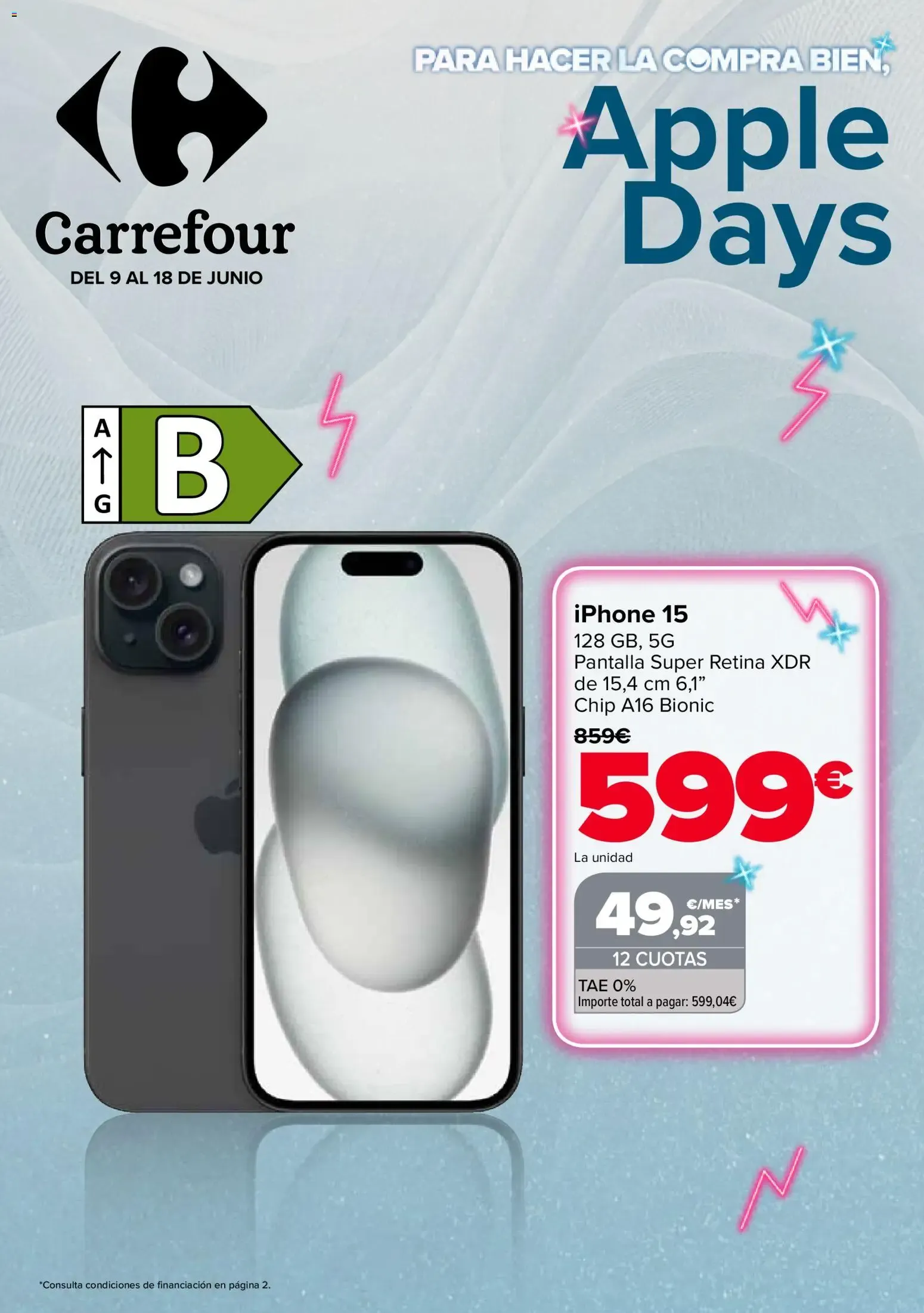 Catálogo de Carrefour Apple Days del 09/06/2026 | Catálogo 9 de junio al 18 de junio 2026 - Página 1