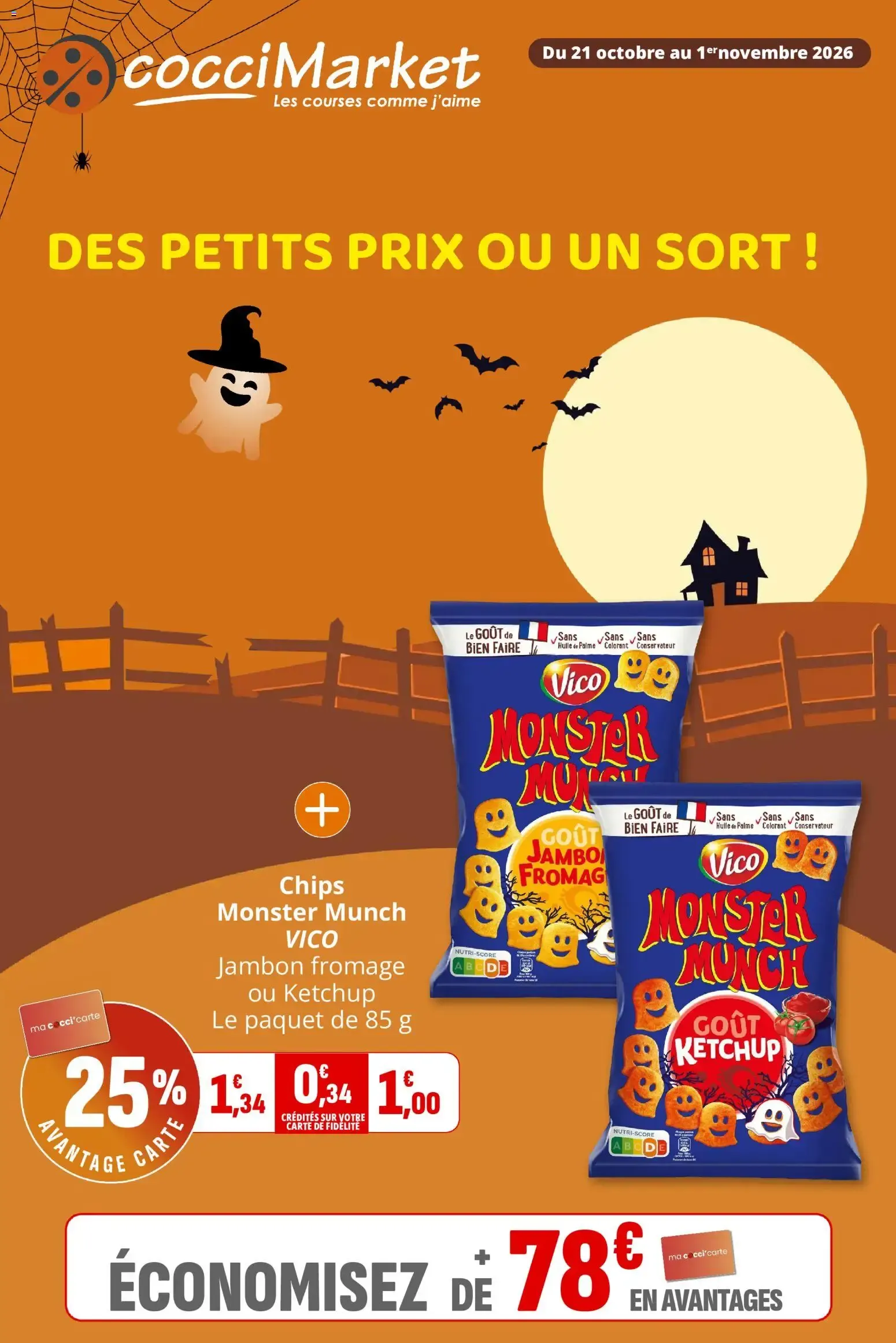 Coccinelle HALLOWEEN 2026 🎃 Catalogue 21/10 - 01/11 du 21 octobre au 1 novembre 2026 - Catalogue page 1