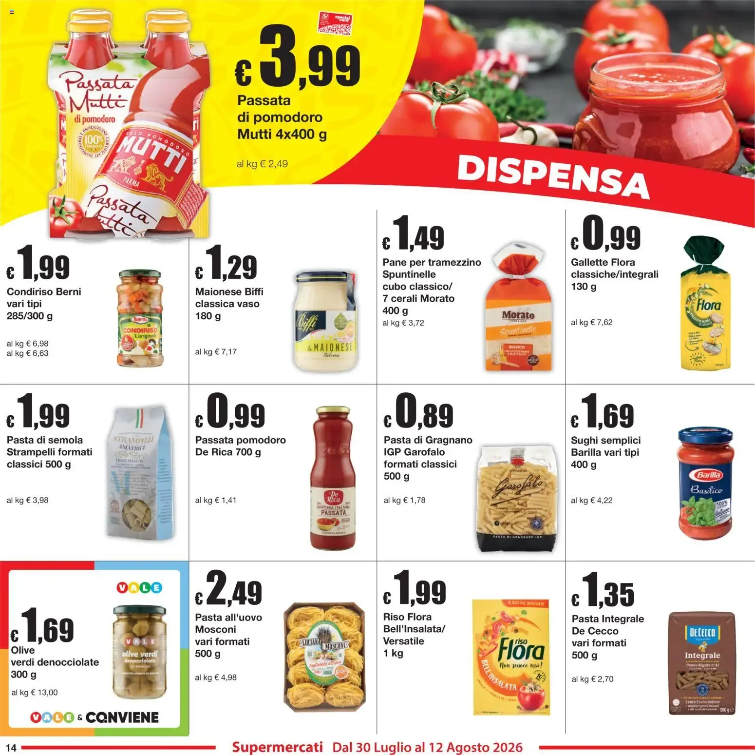 Sì con Te volantino dal 30/07/2026 - online Offerte da 30 luglio a 12 agosto di 2026 - Pagina del volantino 14