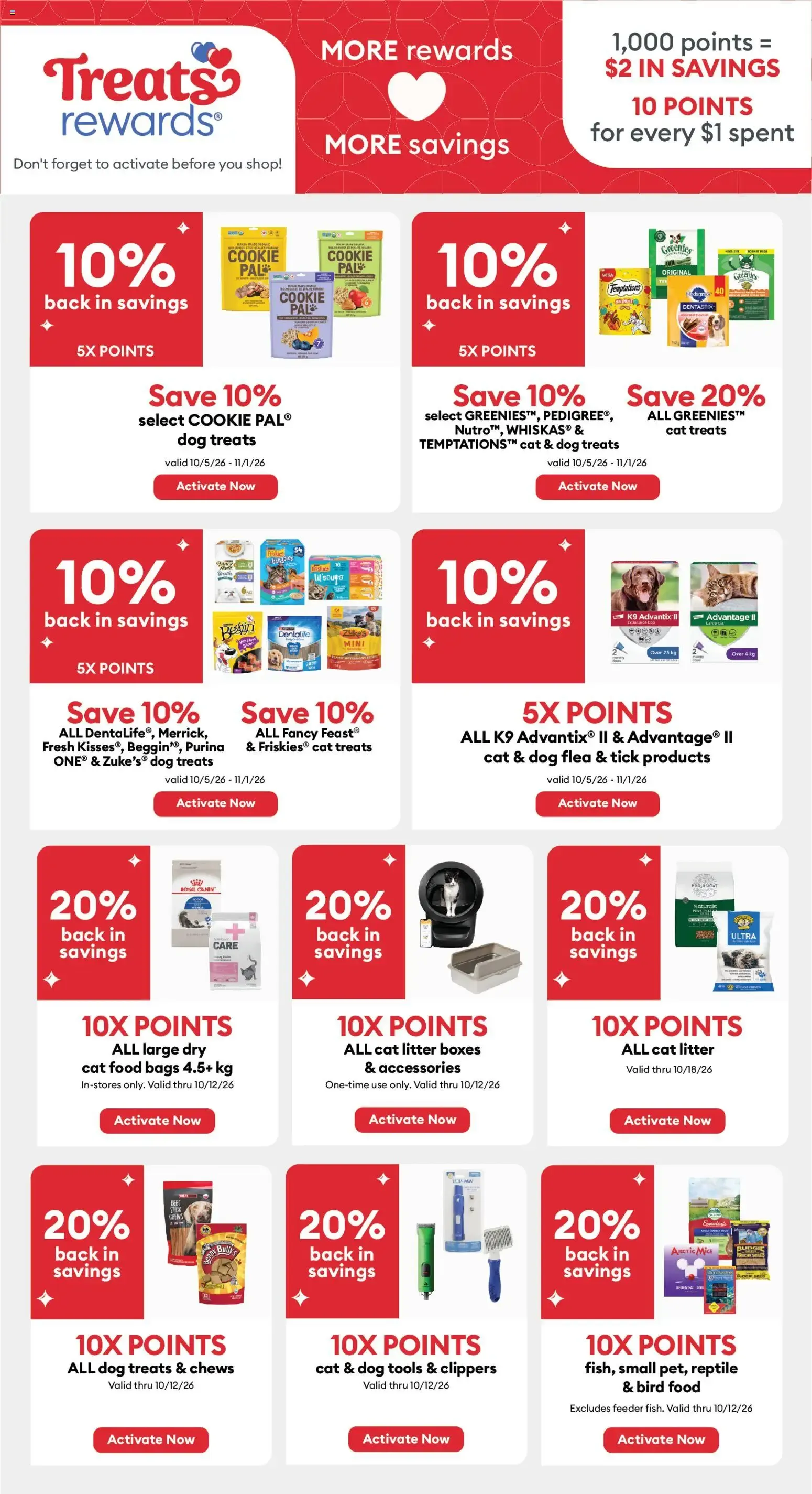 Petsmart weekly flyer / circulaire from Oct 5, 2026 > weekly specials & deals from October 5 to November 1 2026 - flyer page 10