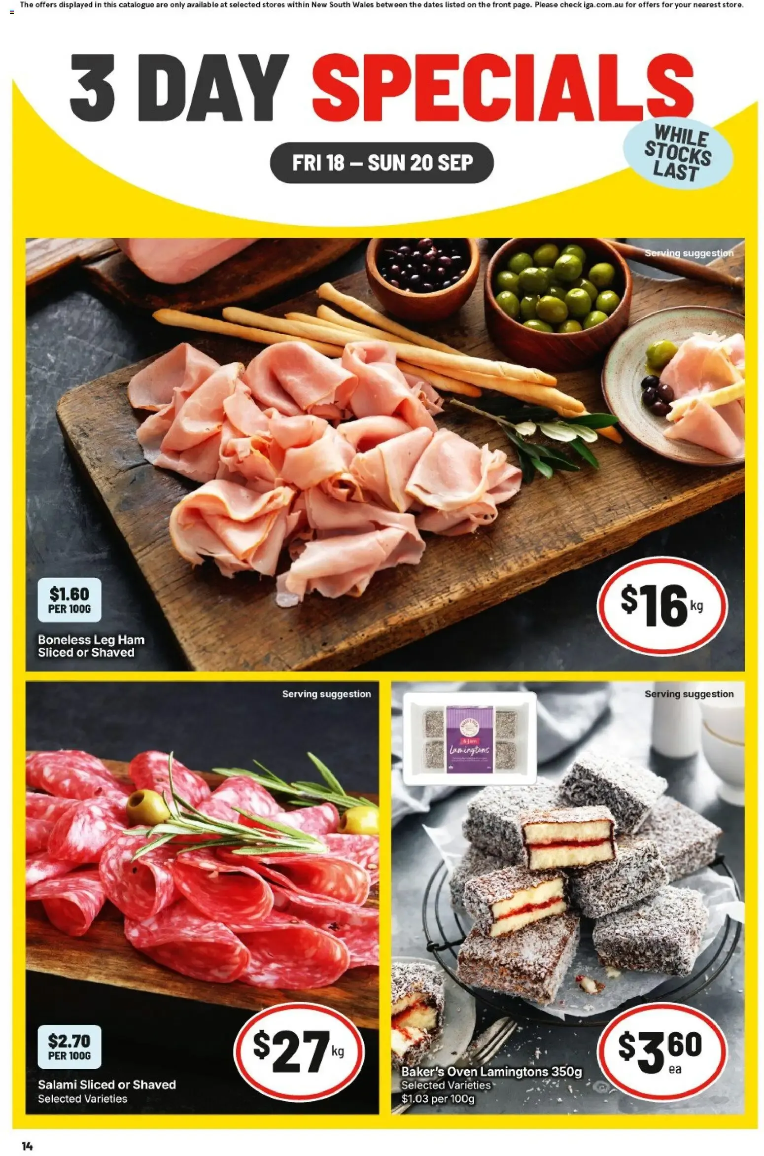 3 DAY SPECIALS - Catalogue valid from 18 September to 20 September 2026 - page 2