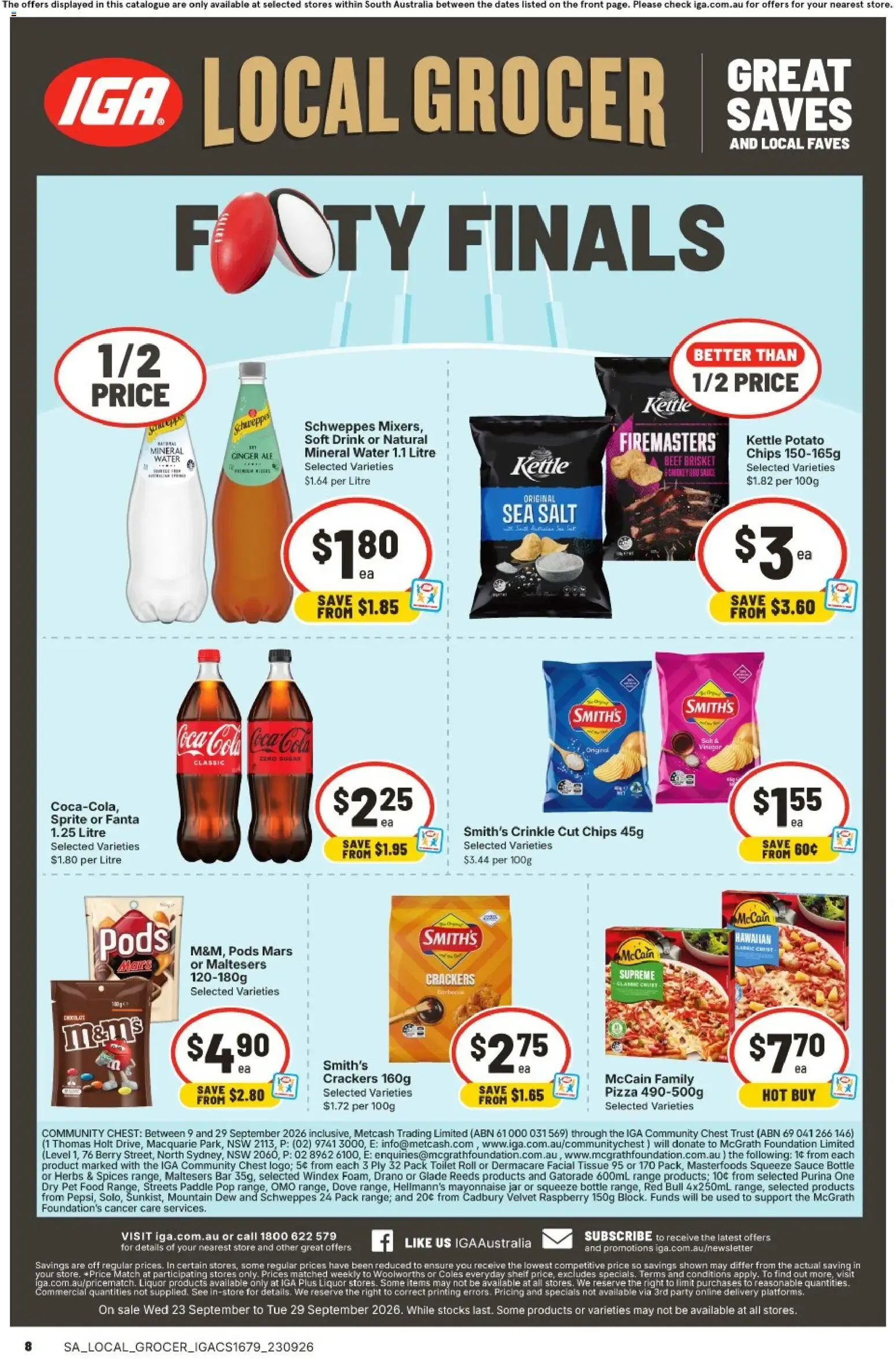 IGA catalogue valid from 23/09/2026 > Online Australia - Catalogue valid from 23 September to 29 September 2026 - page 8