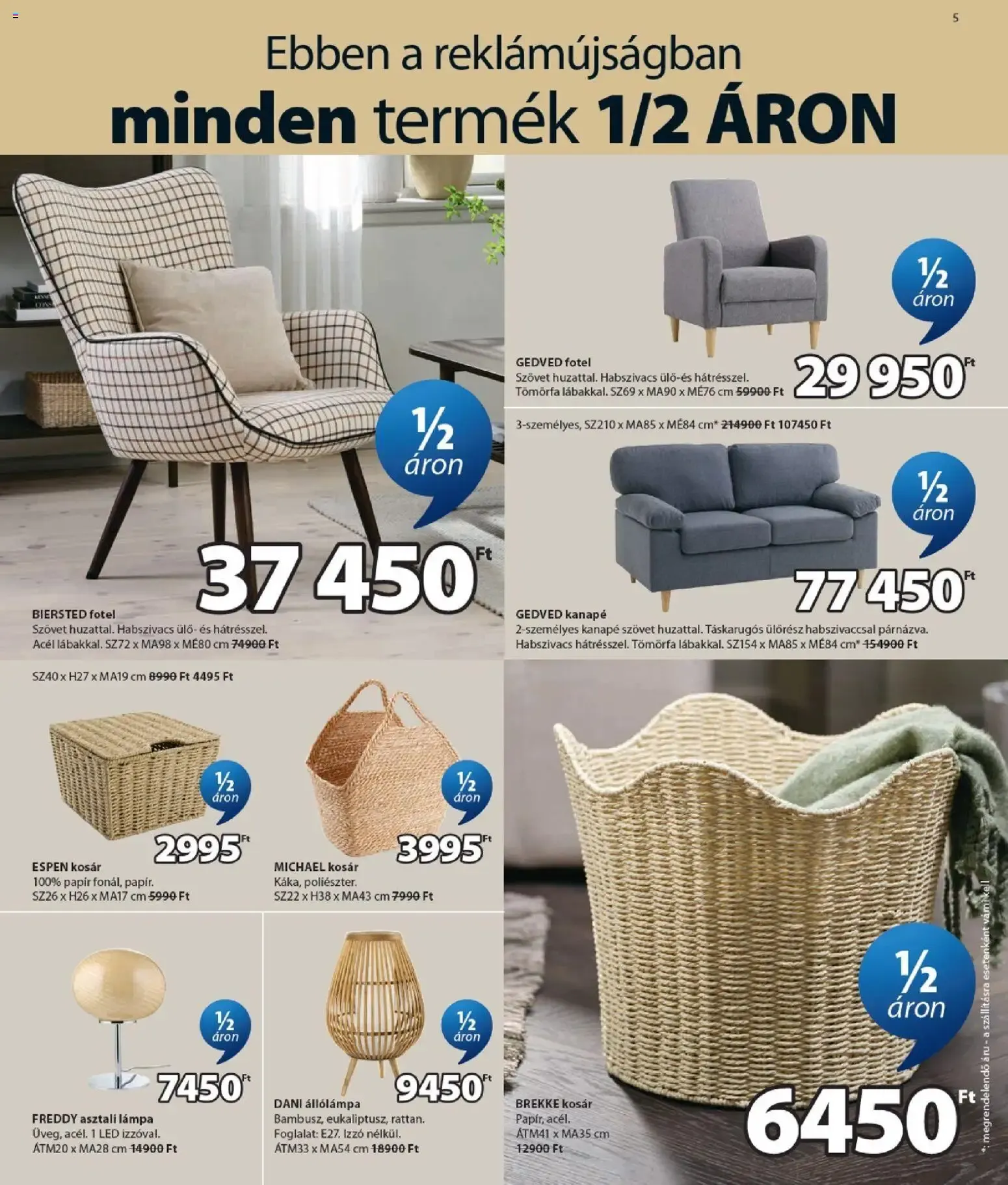 Katalógus JYSK: Todos los productos a 1/2 precio július 15.-tól július 28.-ig 2026. - Oldal 5